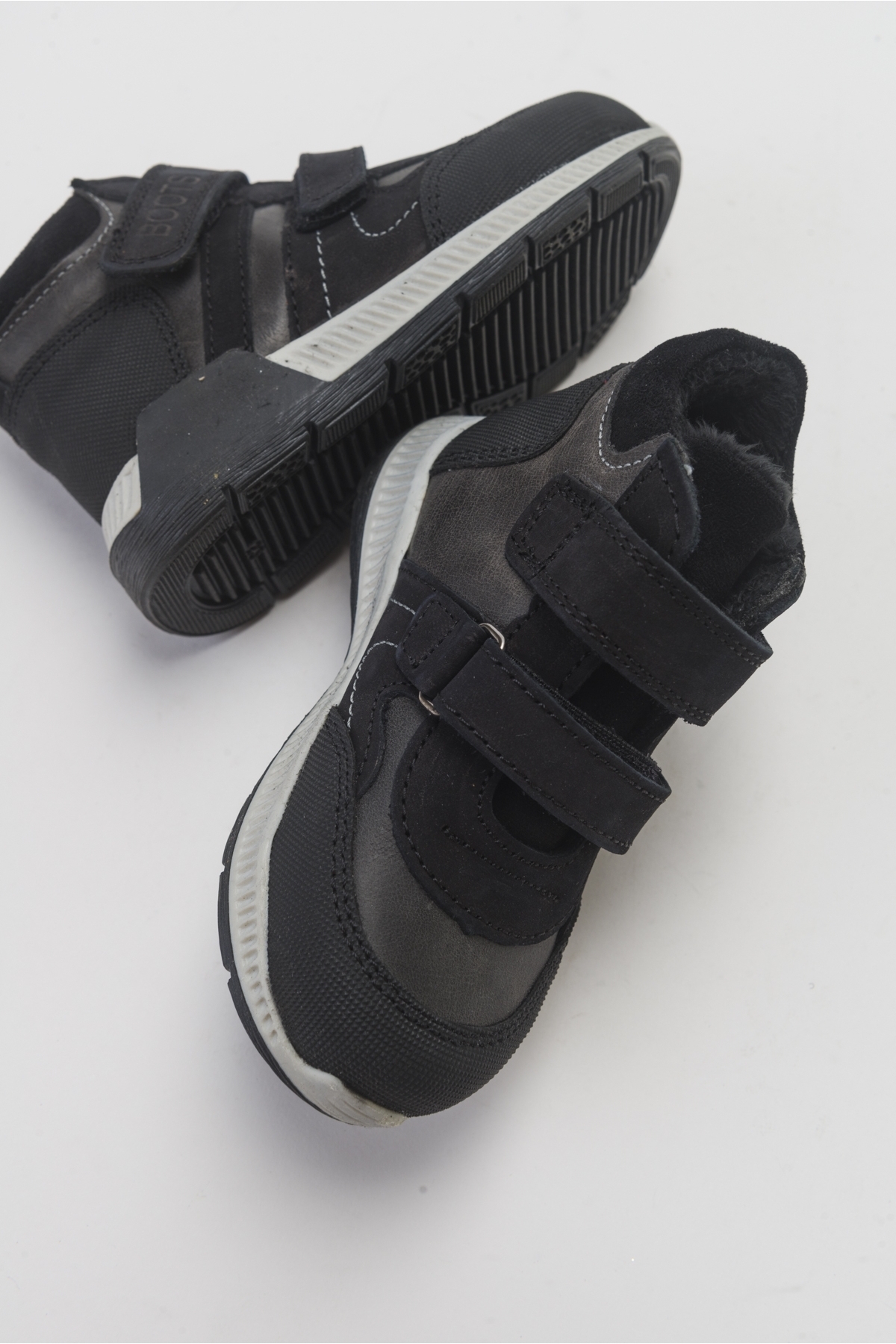 Erkek Çocuk Siyah Hakiki Deri Suya Dayanıklı Anatomik İlk Adım Bot - Görsel 5