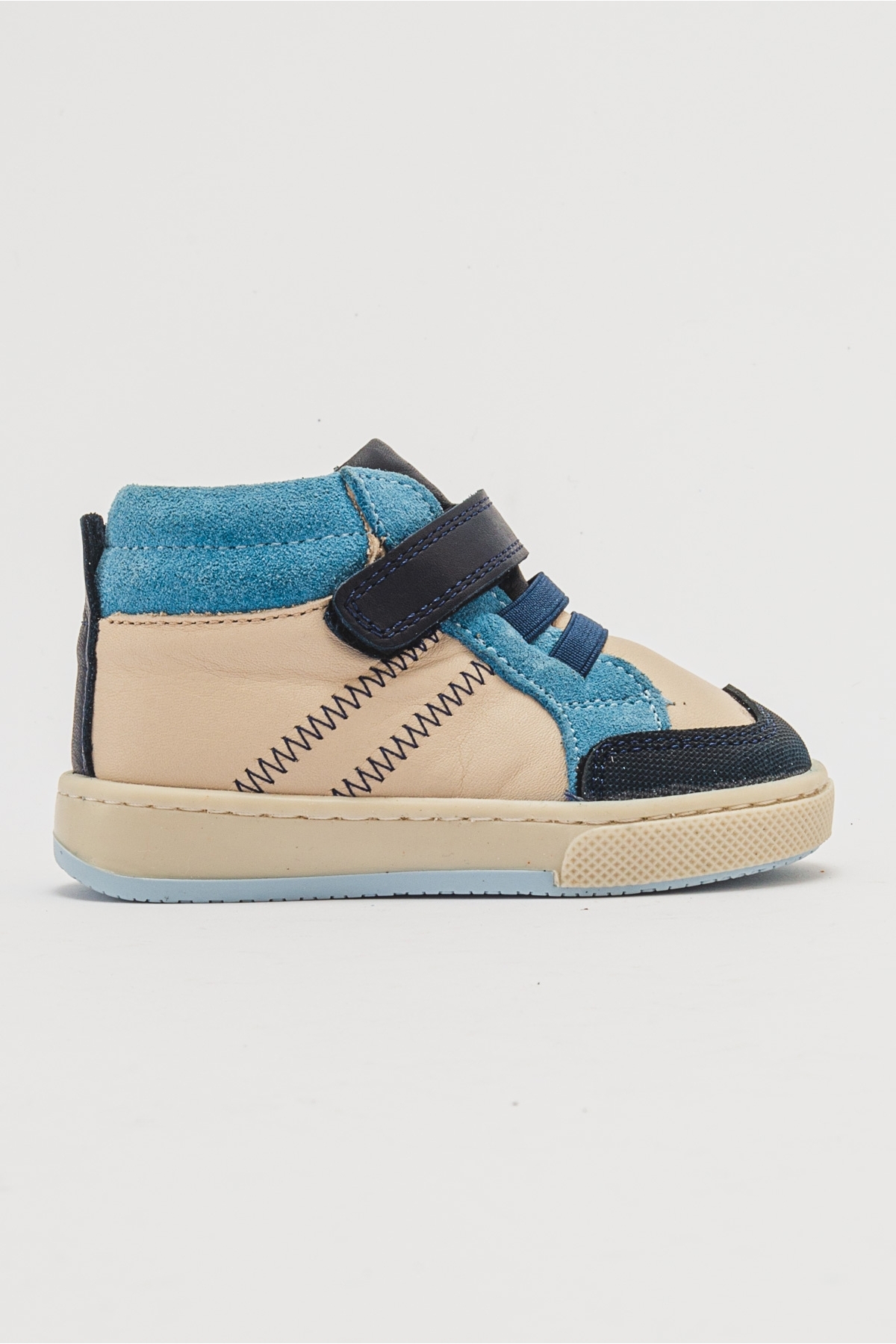 Erkek Çocuk Mavi Hakiki Deri Suya Dayanıklı Anatomik İlk Adım Bot - Görsel 5