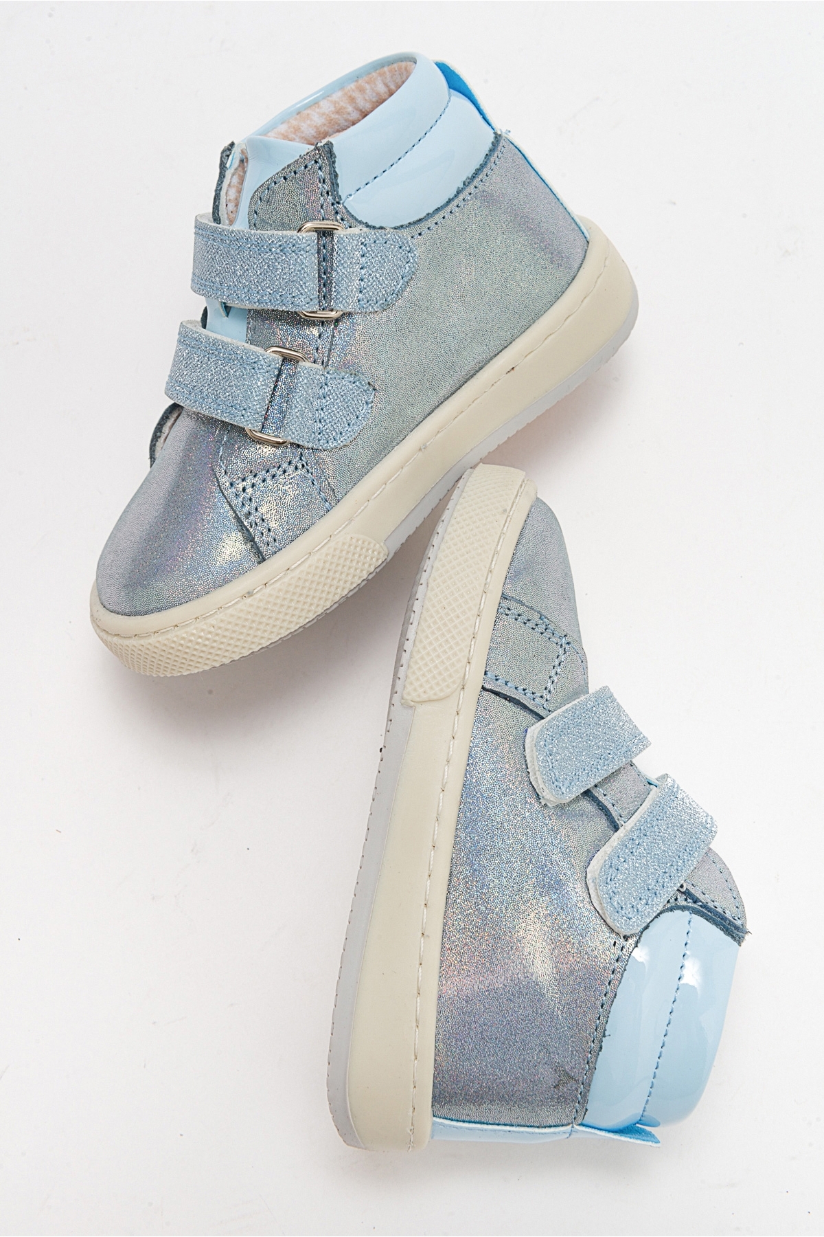 Kız Çocuk Mavi Hakiki Deri Suya Dayanıklı Anatomik İlk Adım Bot - Görsel 5