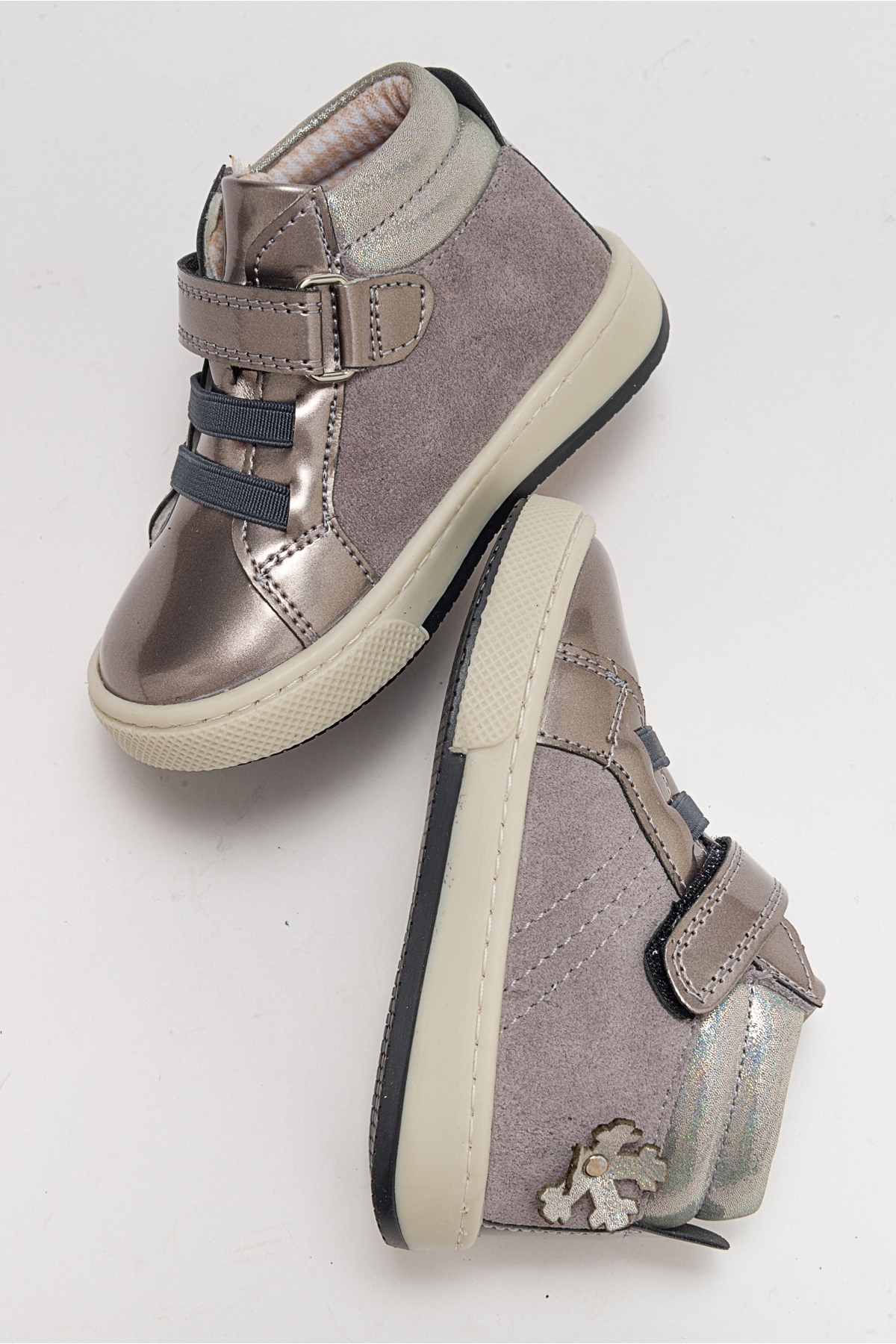 Kız Çocuk Platin Hakiki Deri Suya Dayanıklı Anatomik İlk Adım Bot - Görsel 6