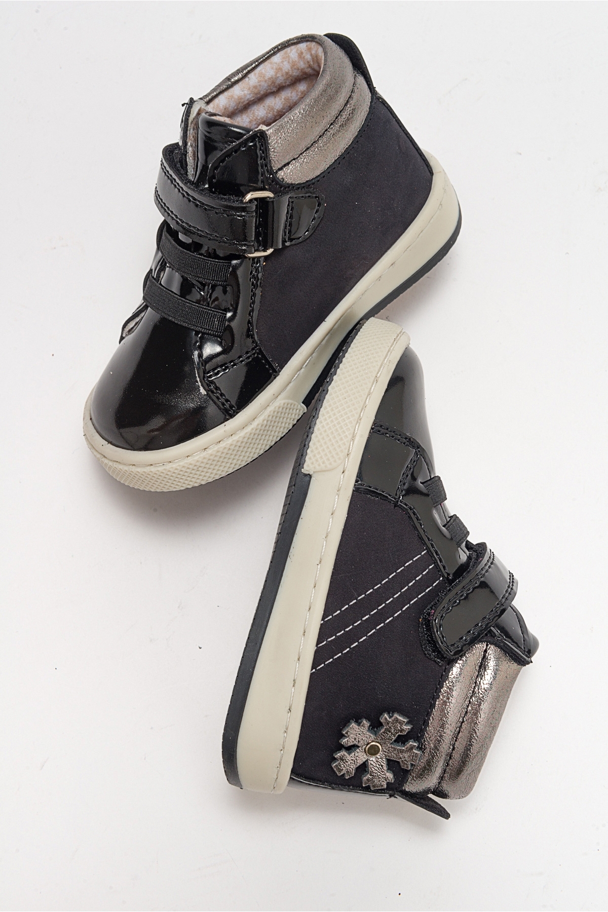 Kız Çocuk Siyah Hakiki Deri Suya Dayanıklı Anatomik İlk Adım Bot - Görsel 6