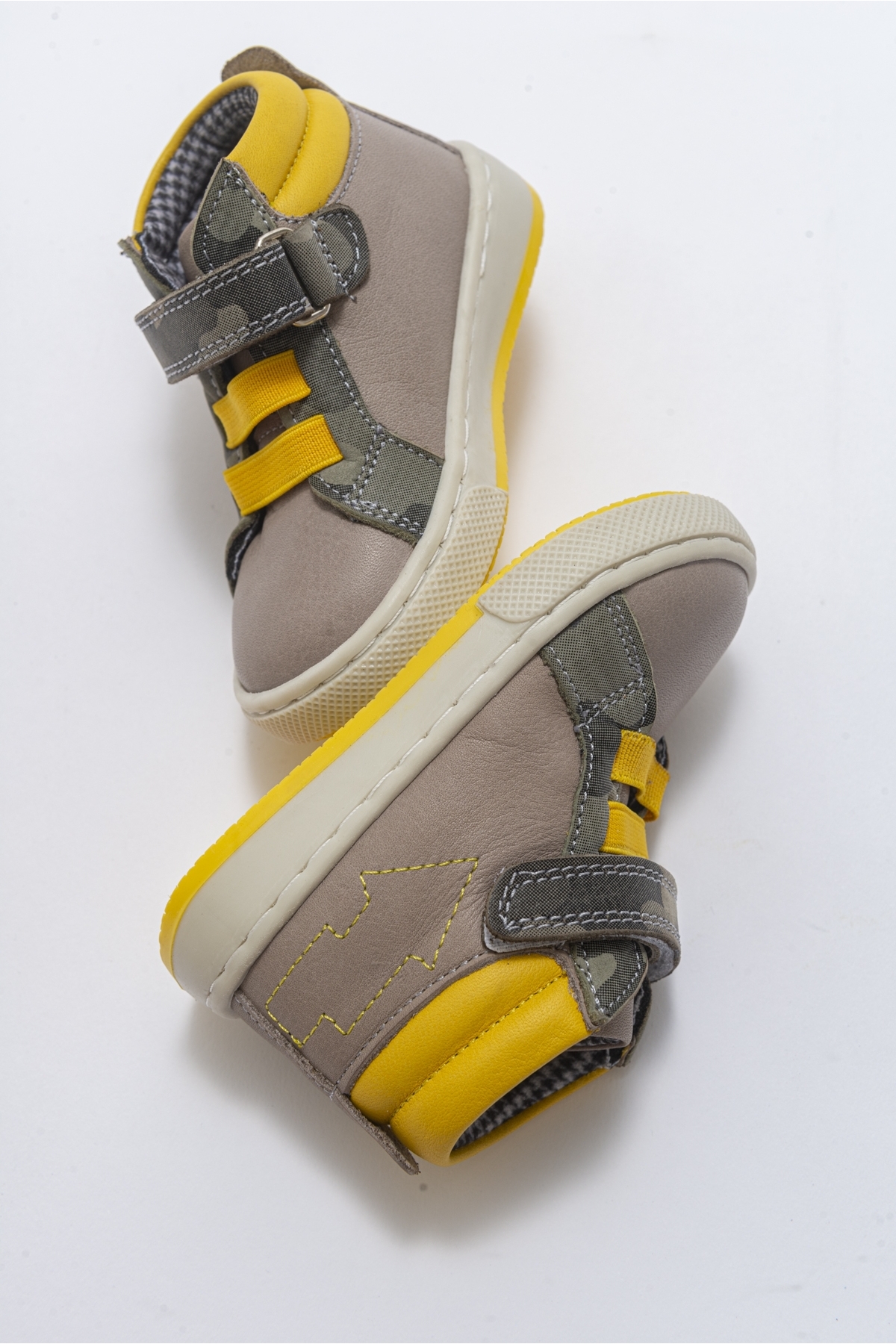 Erkek Çocuk Gri Hakiki Deri Suya Dayanıklı Anatomik İlk Adım Bot - Görsel 6