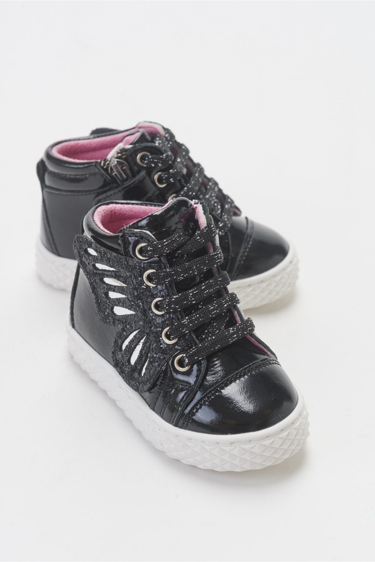 Kız Çocuk Siyah Hakiki Deri Suya Dayanıklı Anatomik İlk Adım Bot - Görsel 2