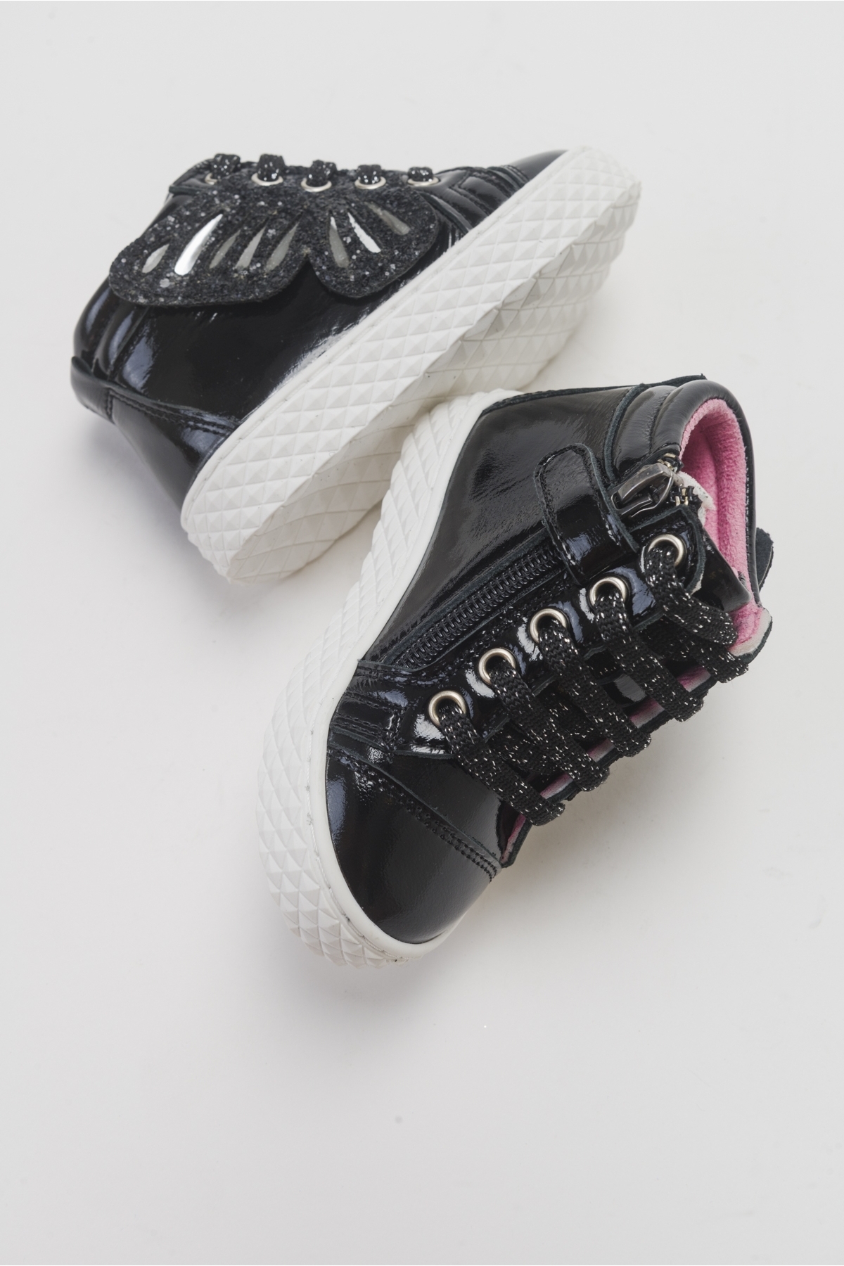 Kız Çocuk Siyah Hakiki Deri Suya Dayanıklı Anatomik İlk Adım Bot - Görsel 5