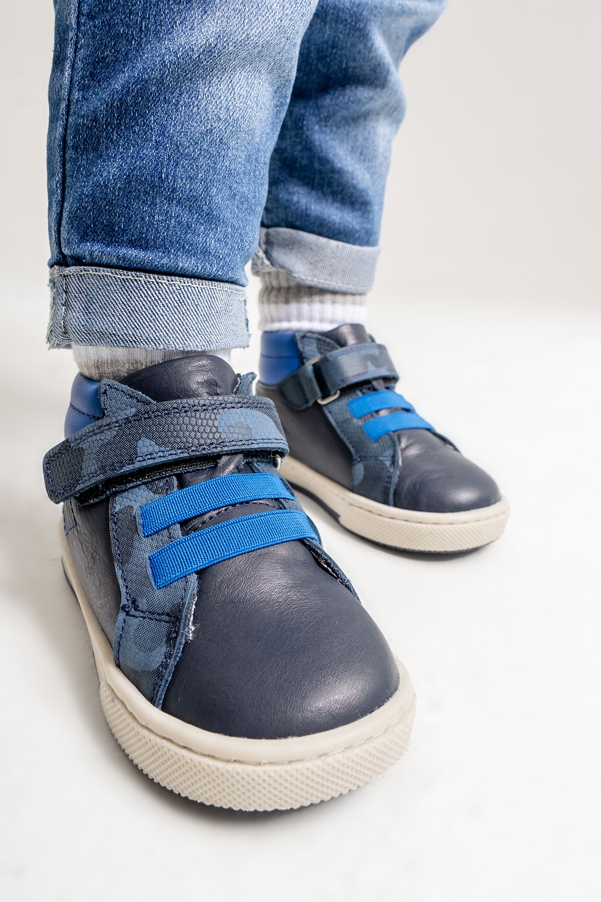Erkek Çocuk Lacivert Hakiki Deri Suya Dayanıklı Anatomik İlk Adım Bot - Görsel 4
