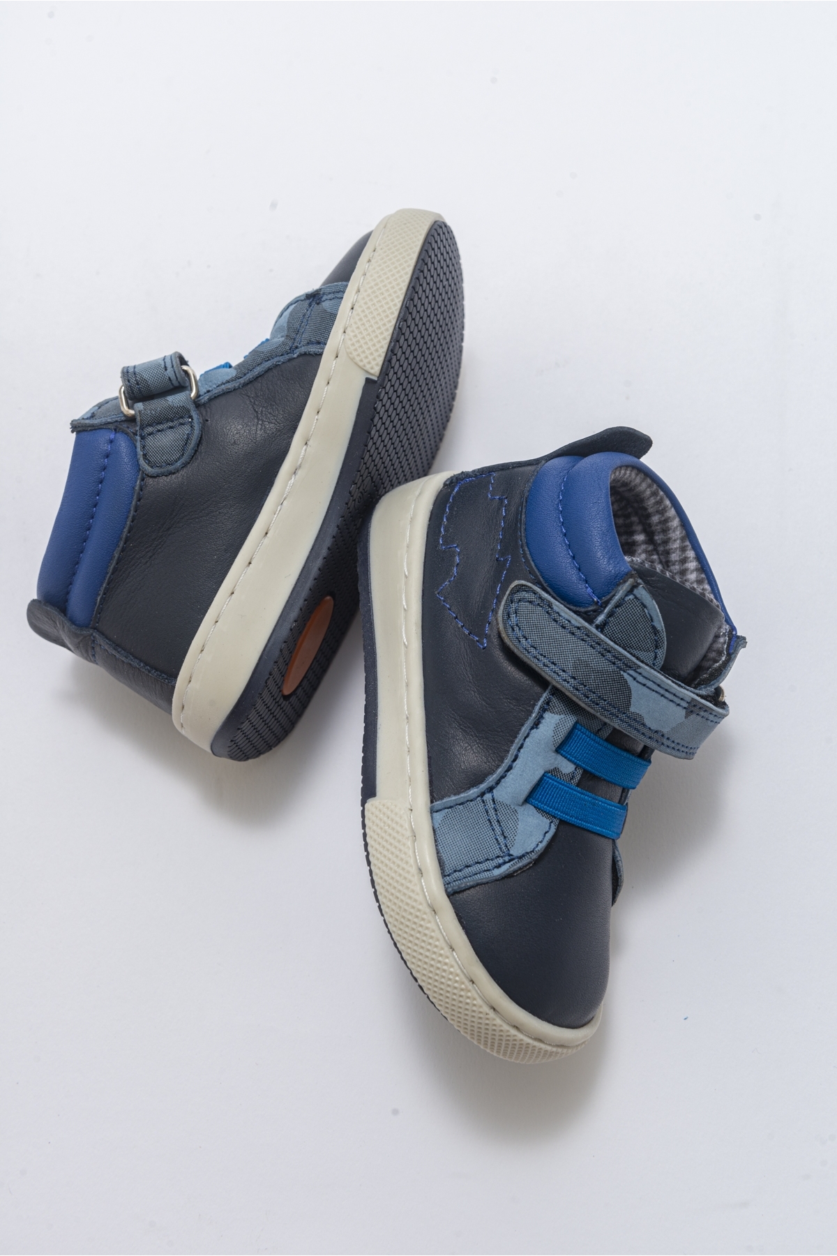 Erkek Çocuk Lacivert Hakiki Deri Suya Dayanıklı Anatomik İlk Adım Bot - Görsel 6