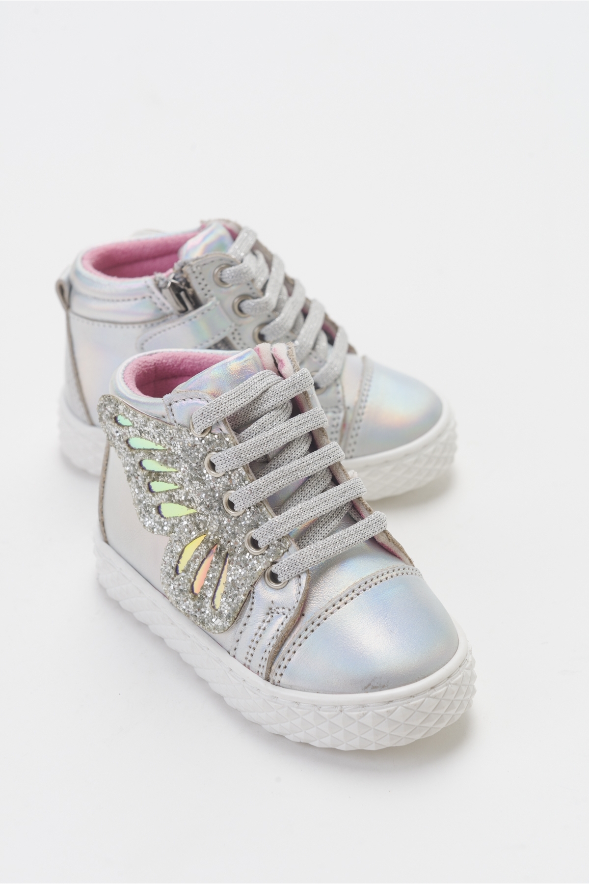 Kız Çocuk Gümüş Hakiki Deri Suya Dayanıklı Anatomik İlk Adım Bot - Görsel 2