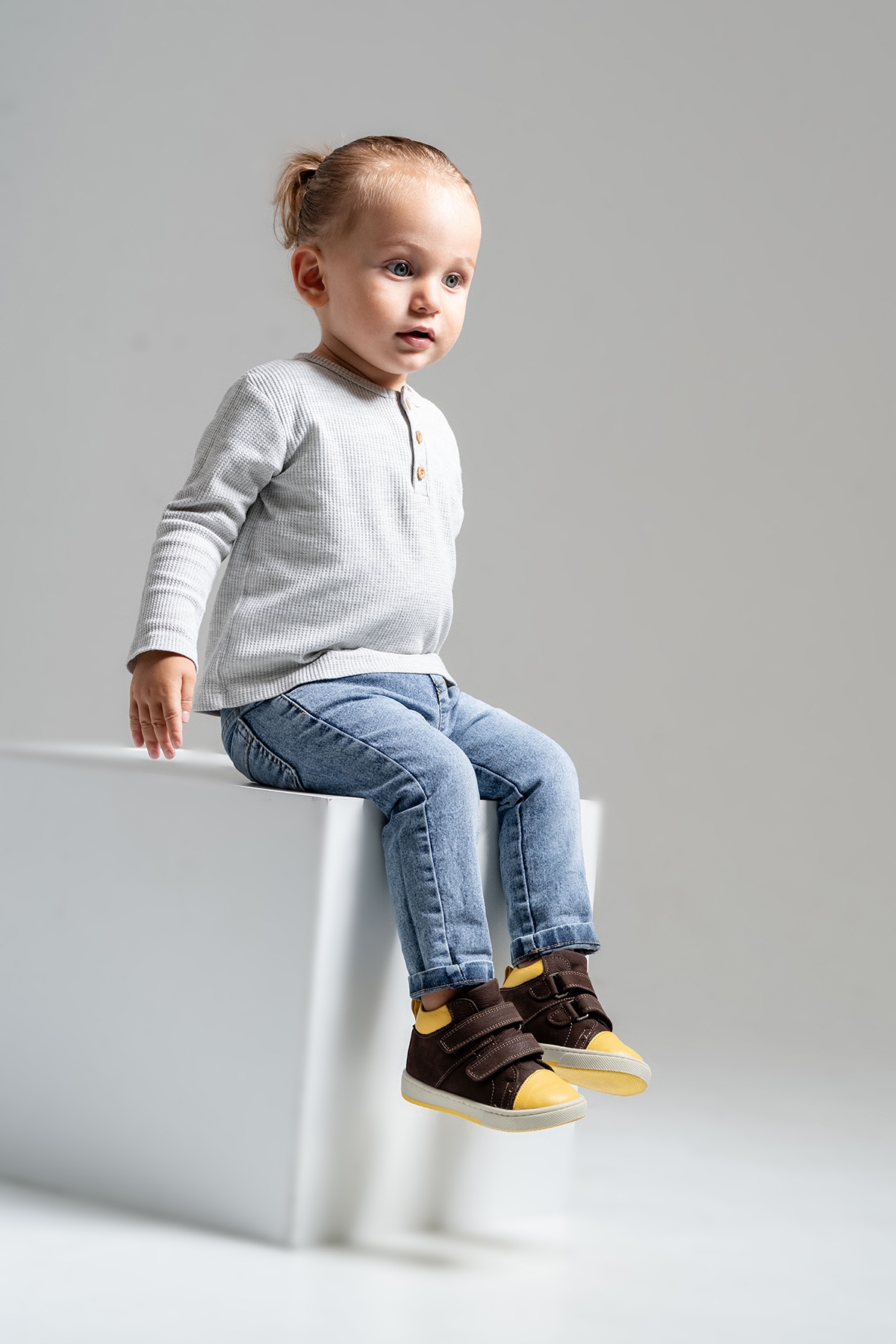 Erkek Çocuk Kahve Hakiki Deri Suya Dayanıklı Anatomik İlk Adım Bot - Görsel 2