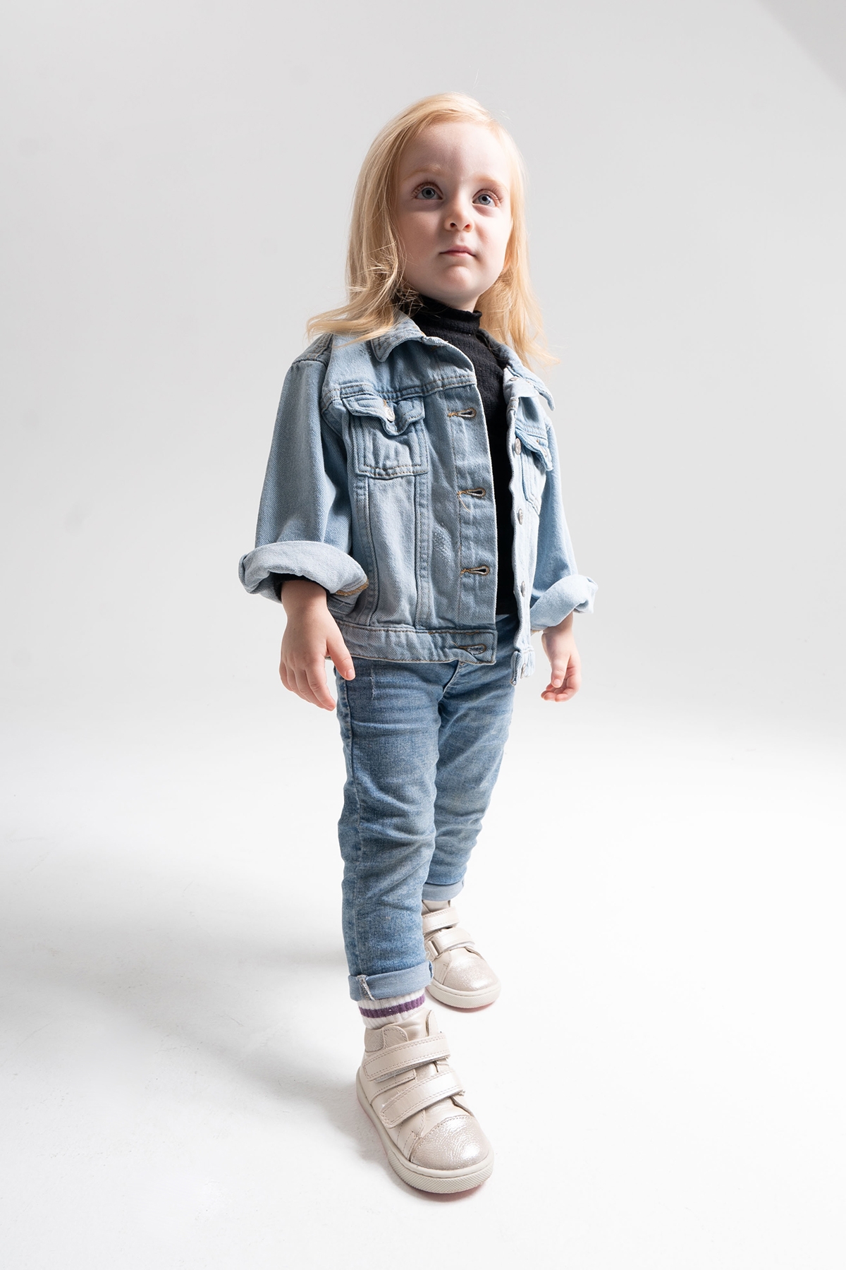 Kız Çocuk Gümüş Hakiki Deri Suya Dayanıklı Anatomik İlk Adım Bot - Görsel 2