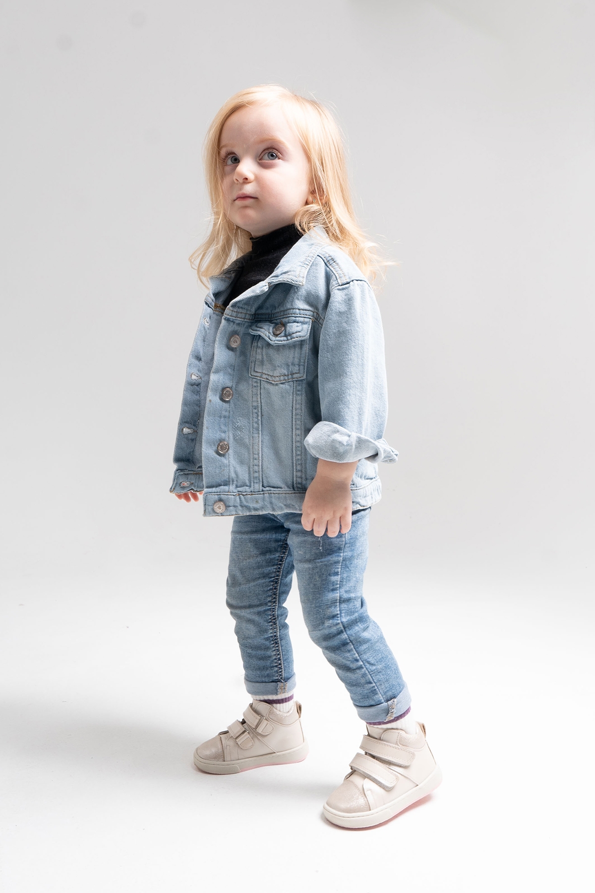 Kız Çocuk Gümüş Hakiki Deri Suya Dayanıklı Anatomik İlk Adım Bot - Görsel 3