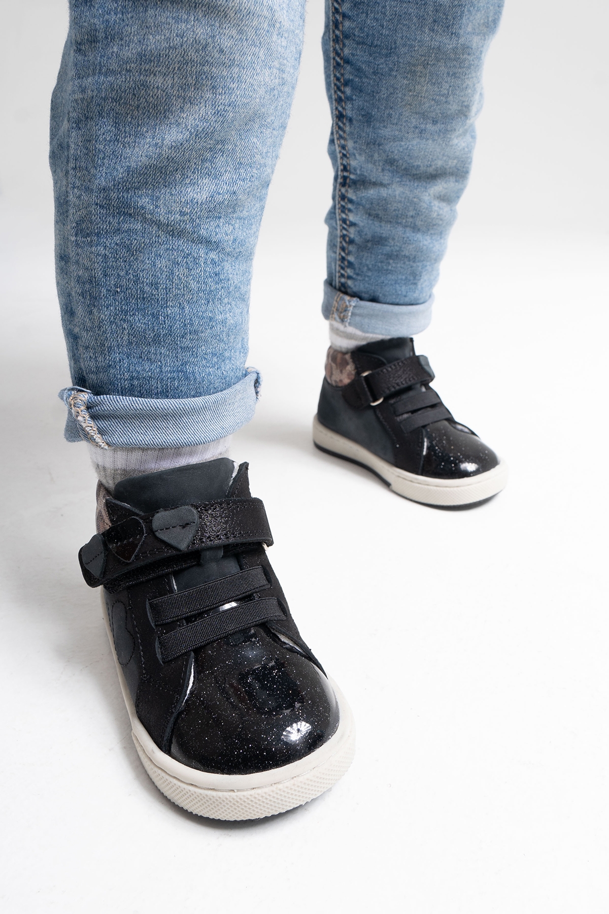 Kız Çocuk Siyah Hakiki Deri Suya Dayanıklı Anatomik İlk Adım Bot - Görsel 6