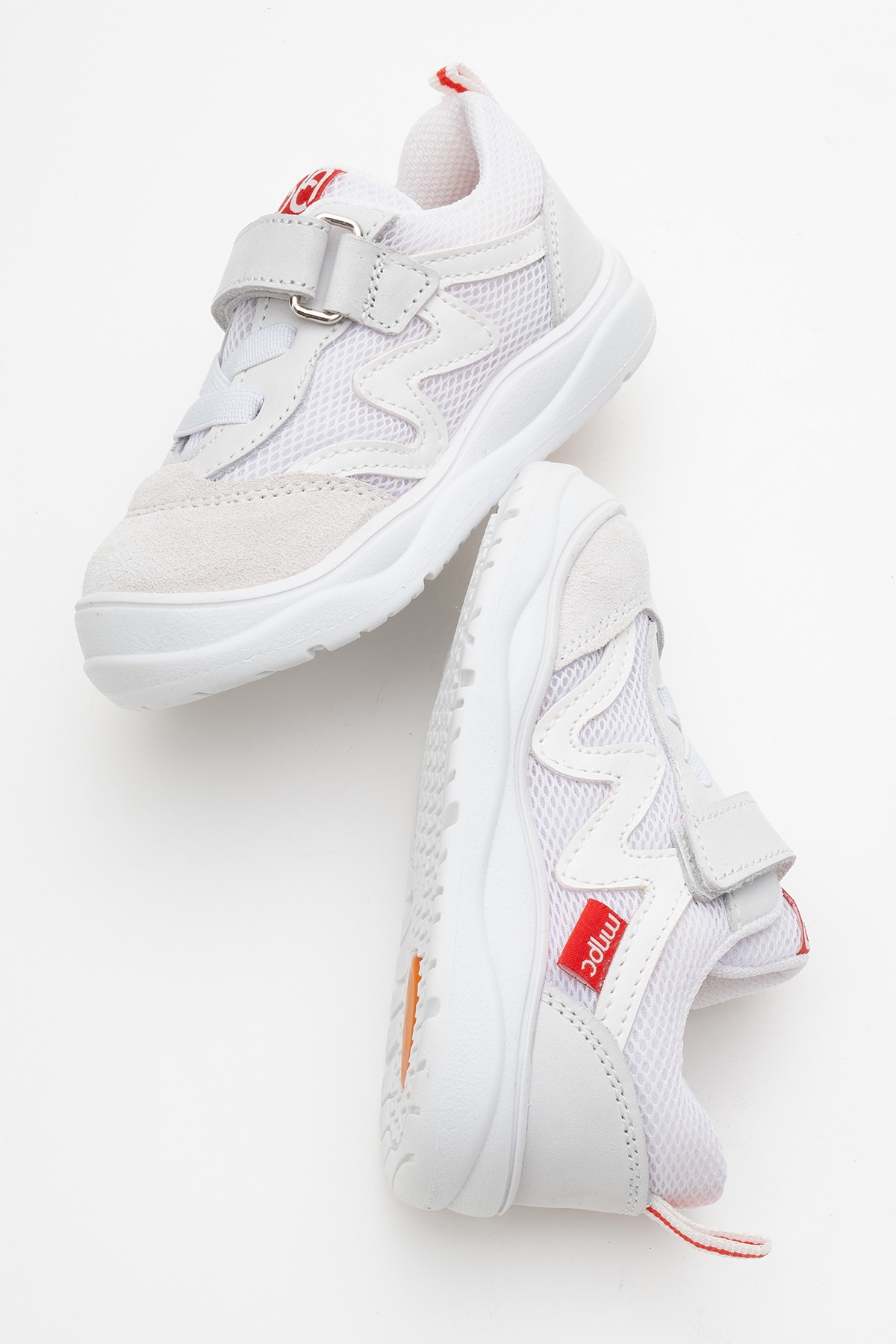 Unisex Çocuk Beyaz Günlük Spor Ayakkabı - Görsel 5