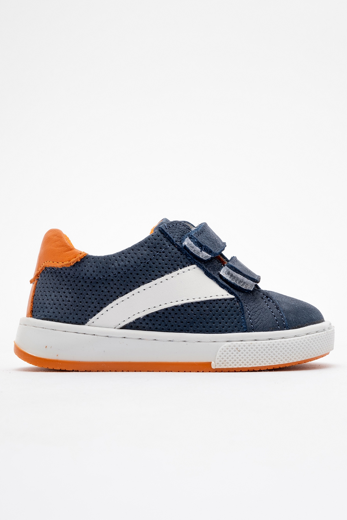 Erkek Çocuk Mavi Hakiki Deri Günlük İlk Adım Ayakkabı - Görsel 6