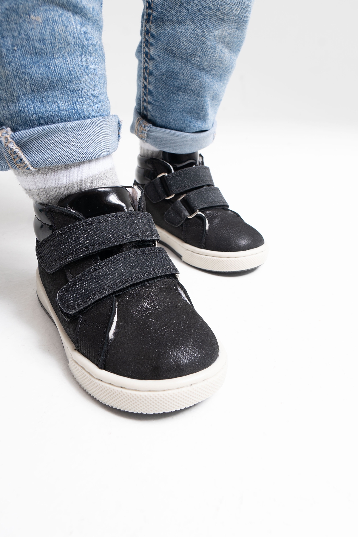 Kız Çocuk Siyah Hakiki Deri Suya Dayanıklı Anatomik İlk Adım Bot - Görsel 3