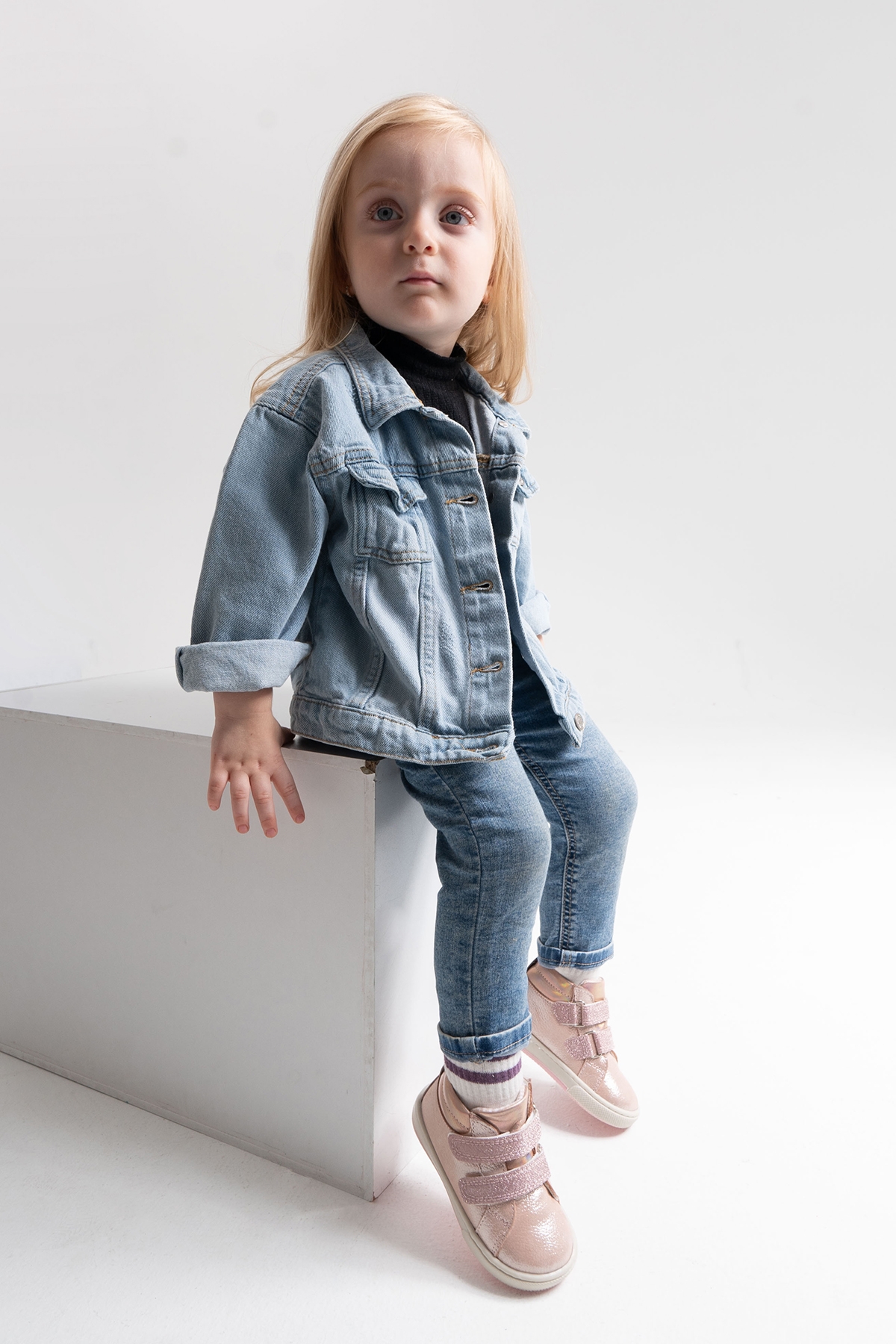 Kız Çocuk Pudra Hakiki Deri Suya Dayanıklı Anatomik İlk Adım Bot - Görsel 3