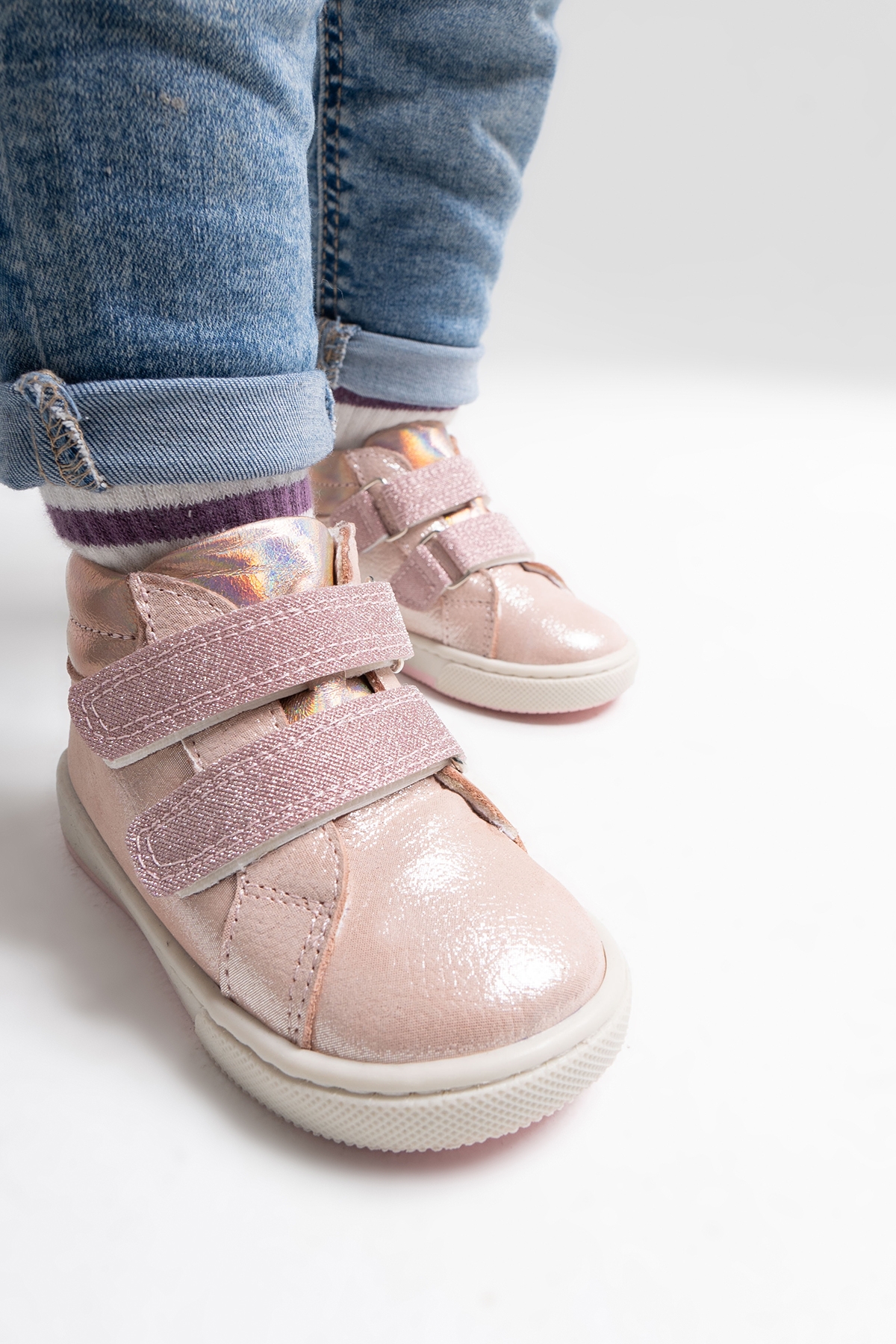 Kız Çocuk Pudra Hakiki Deri Suya Dayanıklı Anatomik İlk Adım Bot - Görsel 4