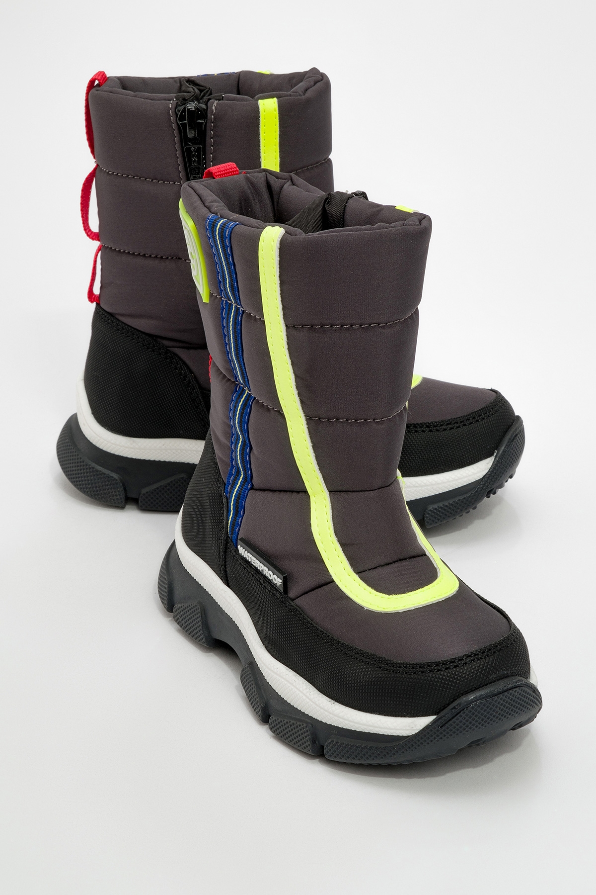 Erkek Çocuk Antrasit Su Geçirmez Anatomik Günlük Bot - Görsel 4