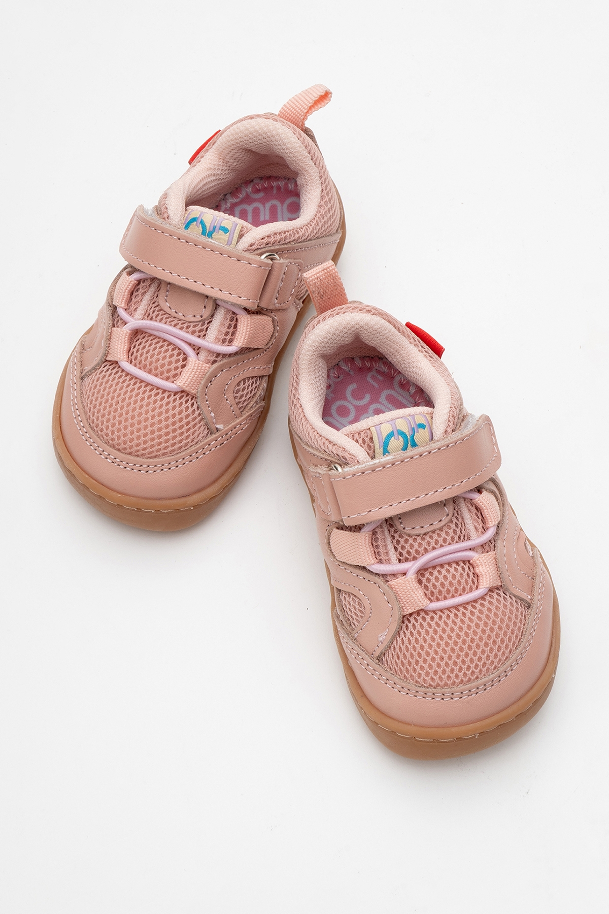 Unisex Çocuk Pudra Hakiki Deri Günlük Ayakkabı - Görsel 4