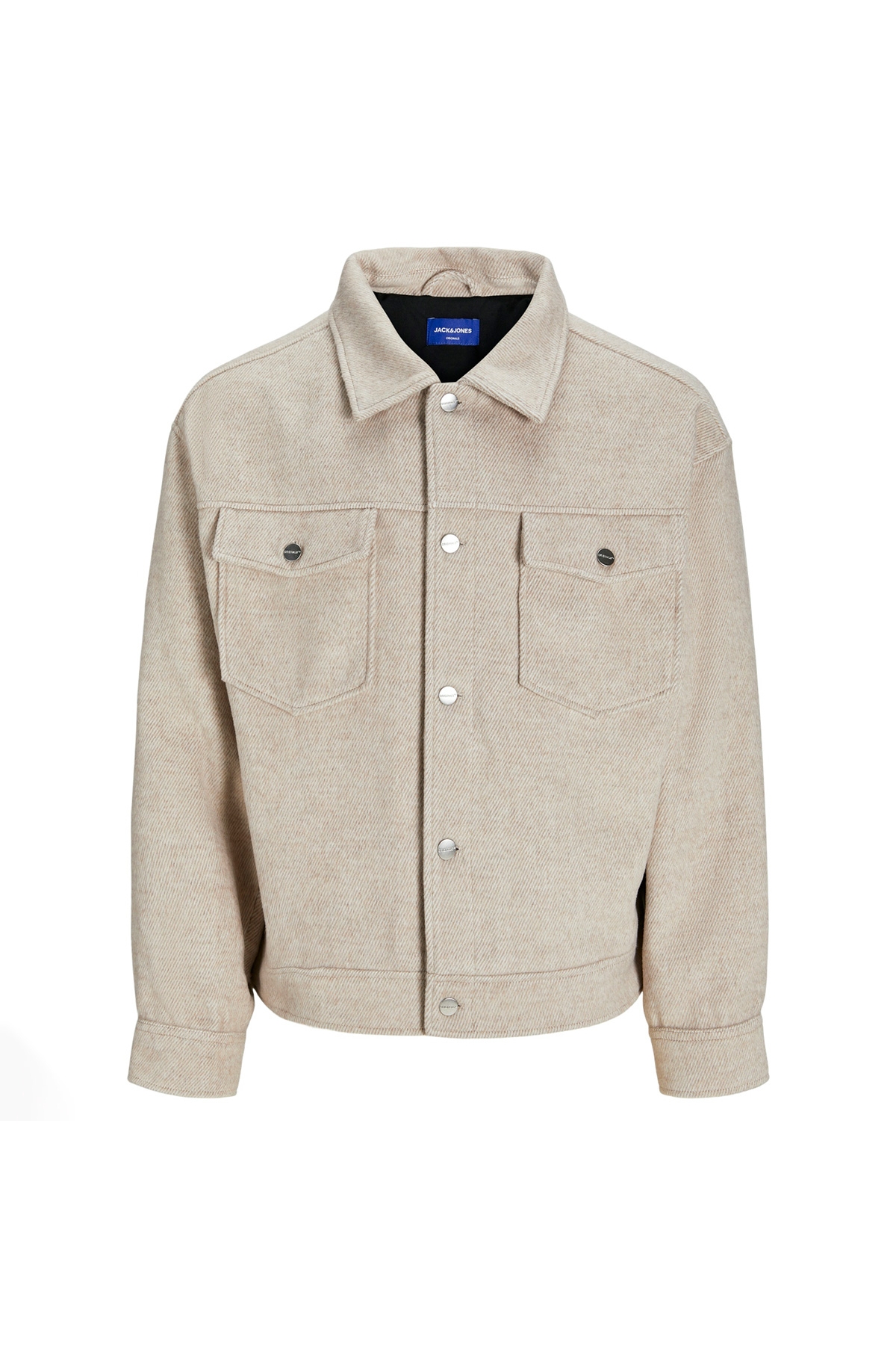 Jack&Jones Ridgewood Melange Overshirt Erkek Bej Ceket Fiyatları | Flo