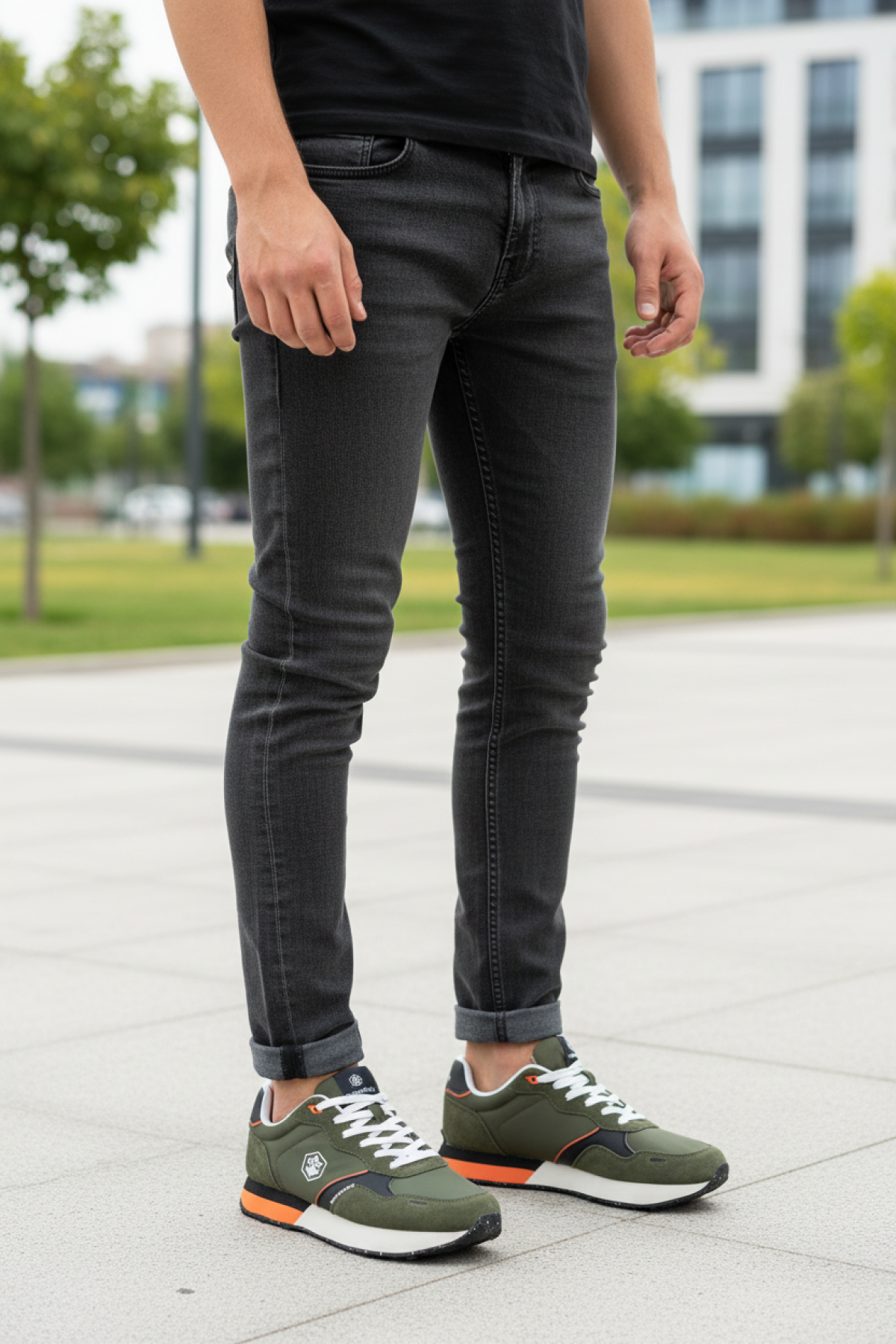 CRESPO 5PR Haki Erkek Spor Ayakkabı - Görsel 3