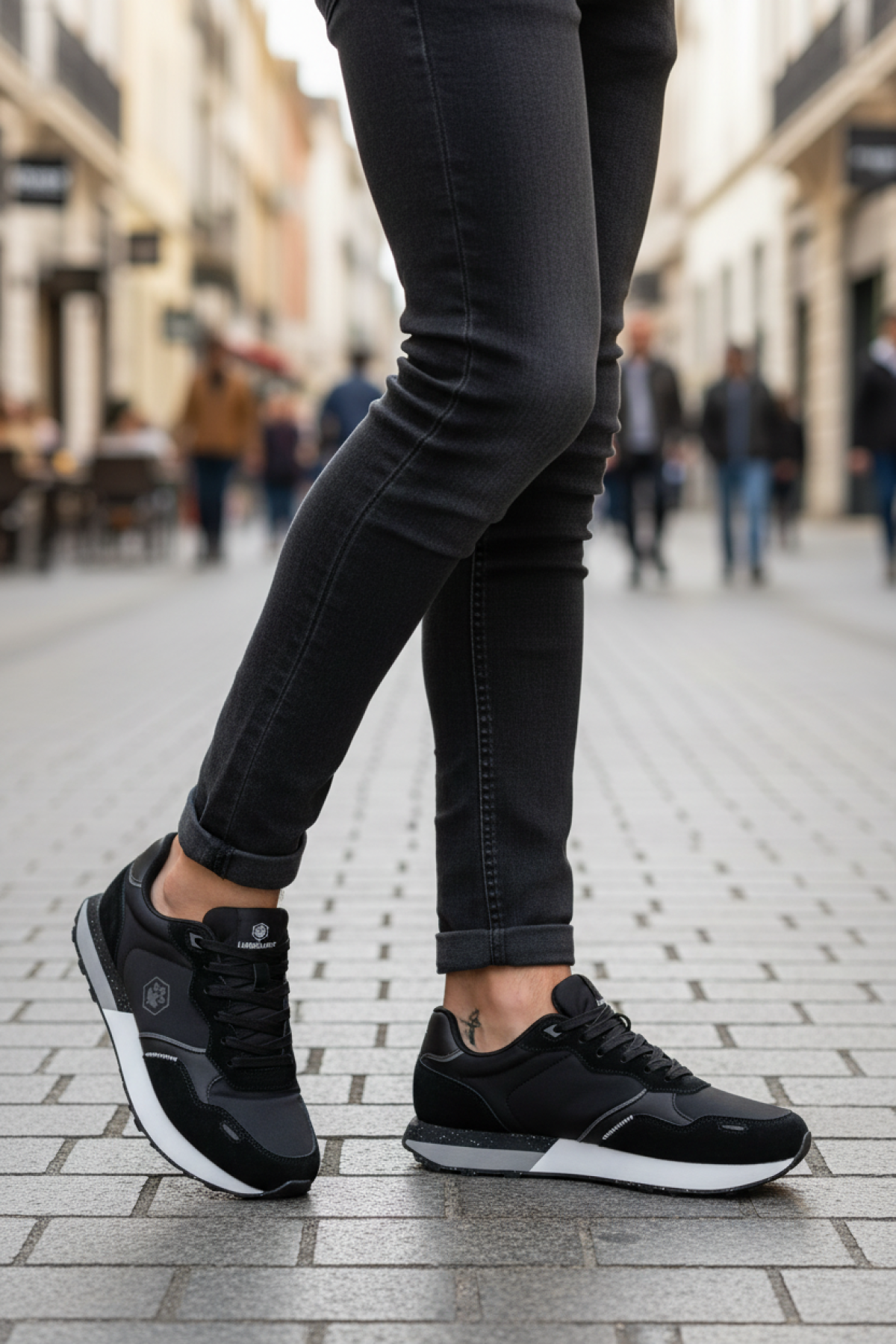 CRESPO 5PR Siyah Erkek Spor Ayakkabı - Görsel 3