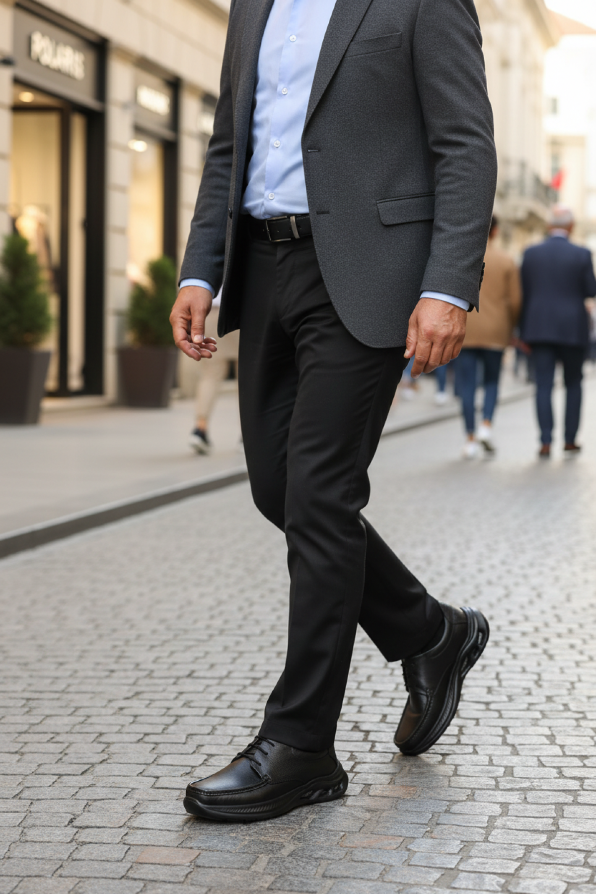 Polaris 5 Nokta 109056.M 5PR Siyah Erkek Rahat Ayakkabı - Görsel 3