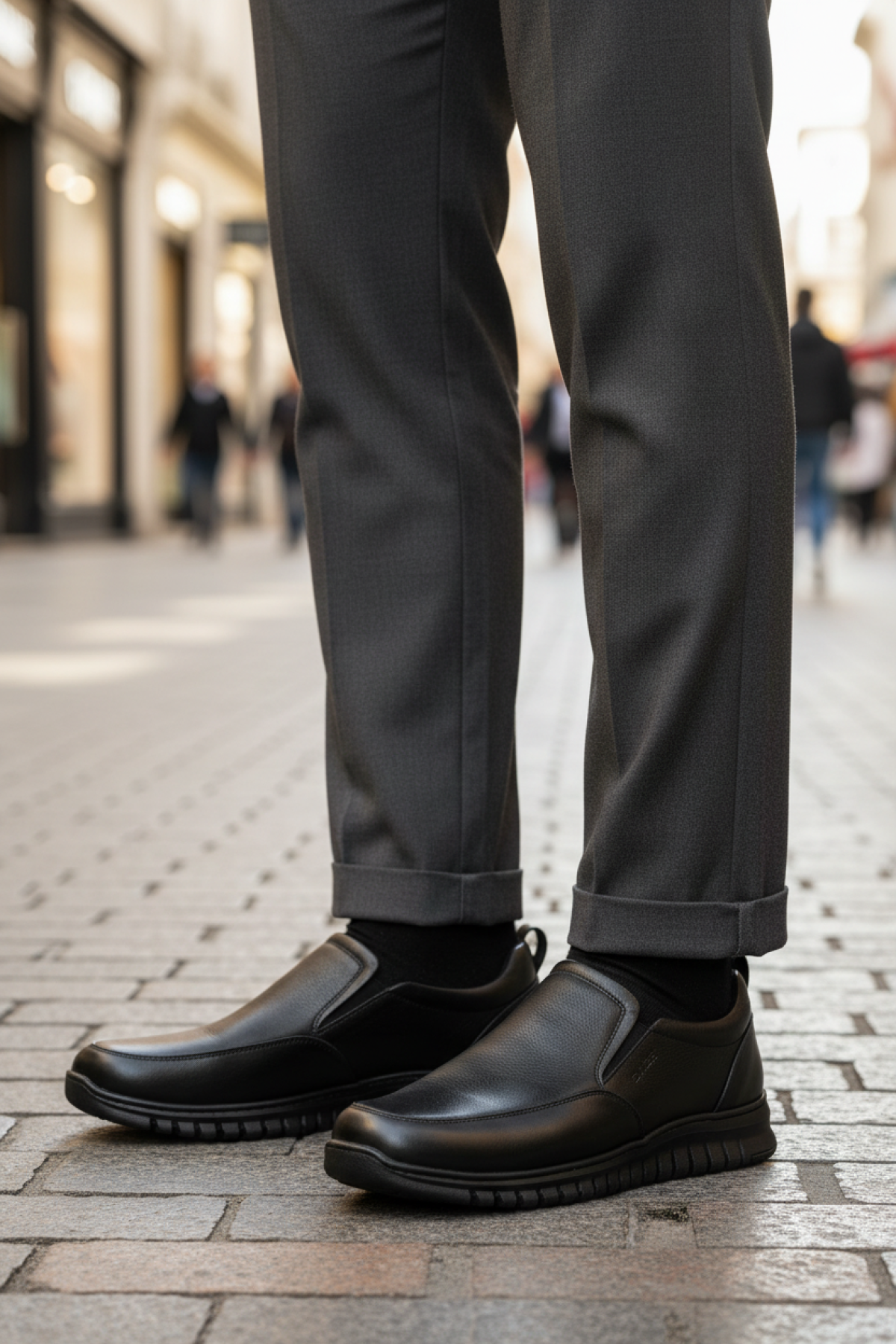 Oxide GOGH-F 5PR Siyah Erkek Rahat Ayakkabı - Görsel 3