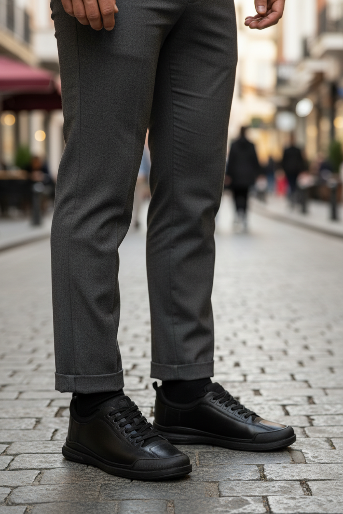 ERGAN 5PR Siyah Erkek Günlük Ayakkabı - Görsel 3