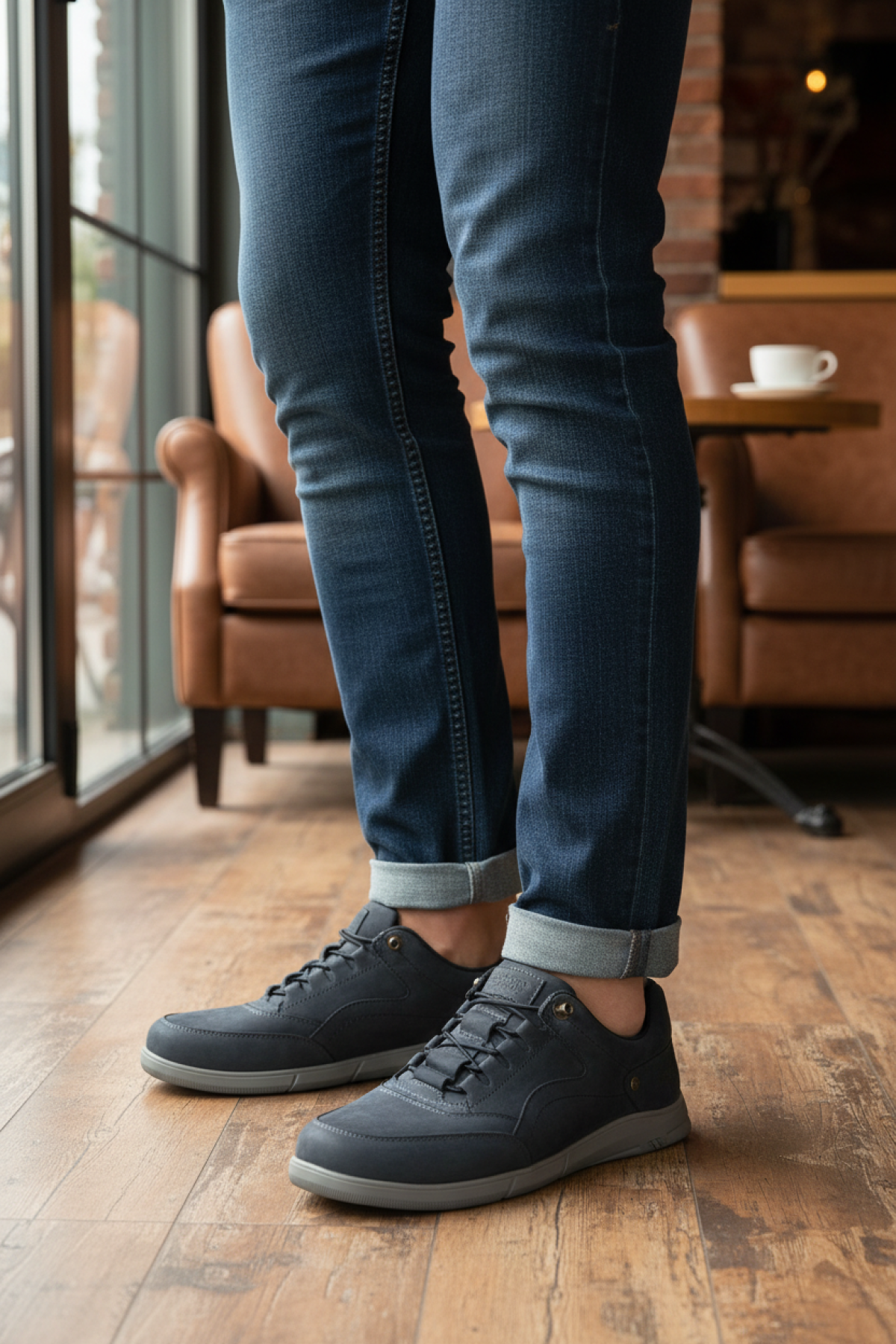 KANE-N 5PR Mavi Erkek Rahat Ayakkabı - Görsel 3