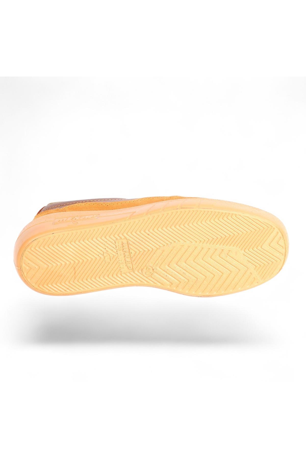 Mekap Bej %100 Deri Günlük Erkek Casual Ayakkabı - Görsel 4