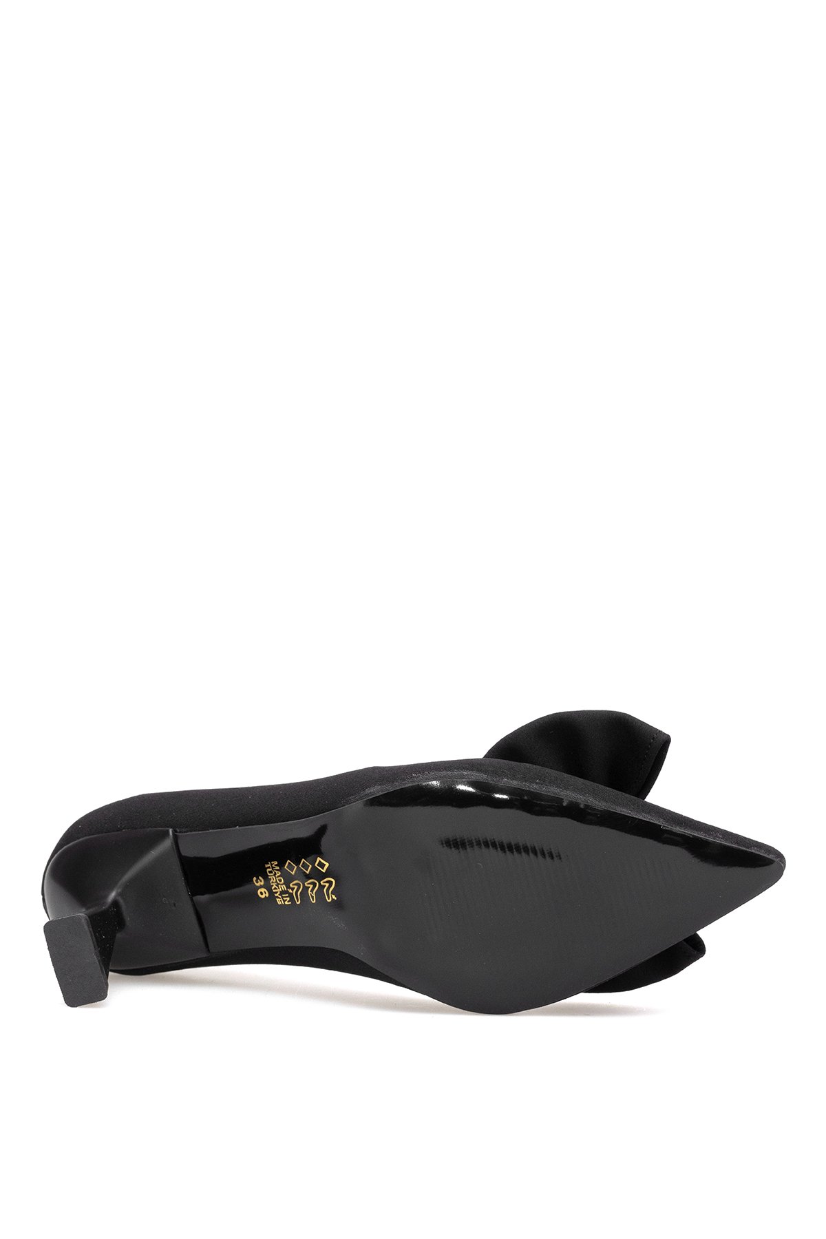 Elit 25KMST1185Z Kadın Klasik Topuklu ayakkabı Siyah - Görsel 9