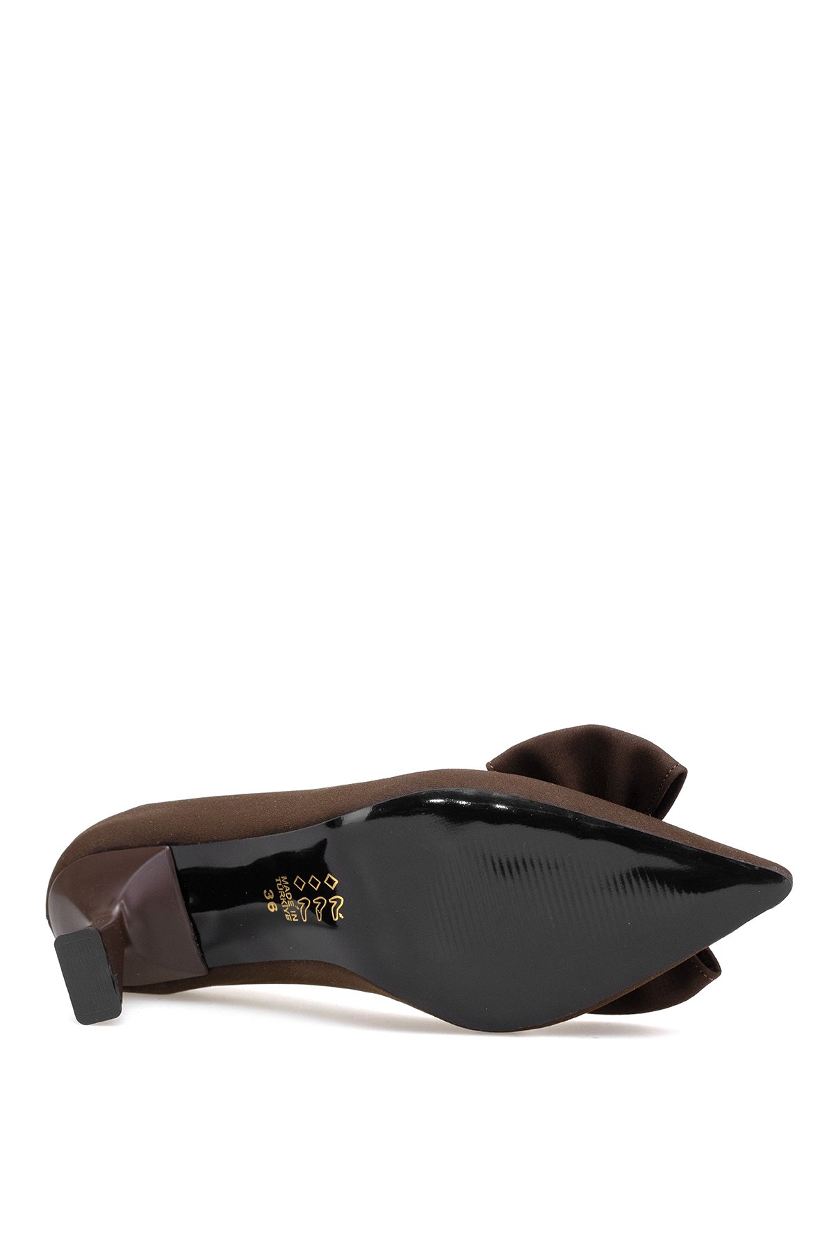 Elit 25KMST1185Z Kadın Klasik Topuklu ayakkabı Kahverengi - Görsel 9