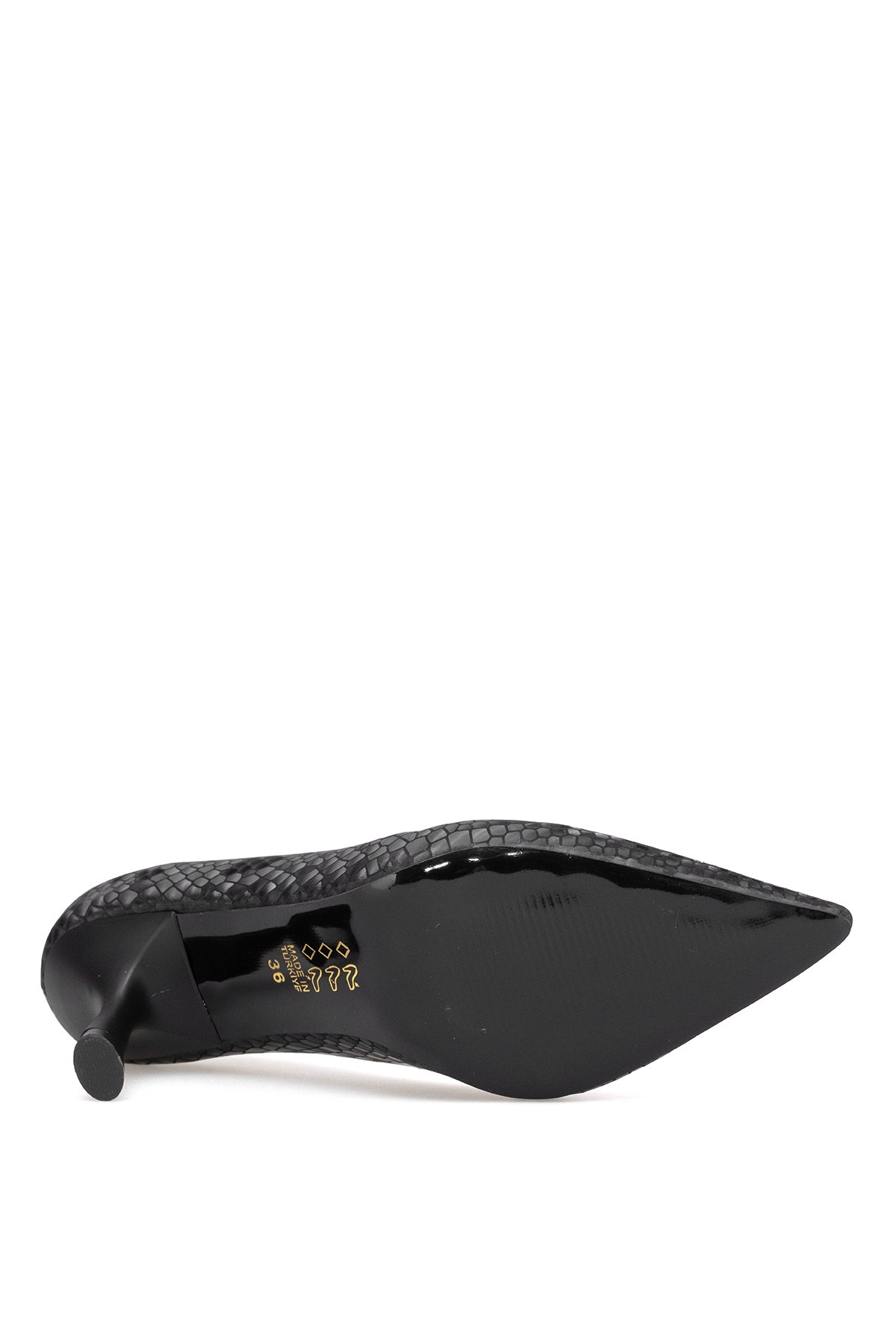 Elit 25KMST1184Y Kadın Klasik Topuklu ayakkabı Siyah - Görsel 9