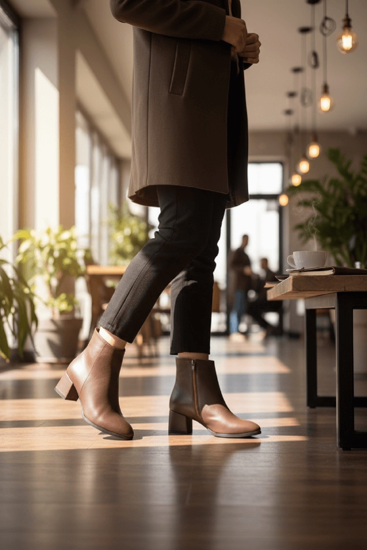 Fiamma Kahverengi ( 5 Cm Topuklu ) Günlük Kullanım Kadın Botu - Görsel 6