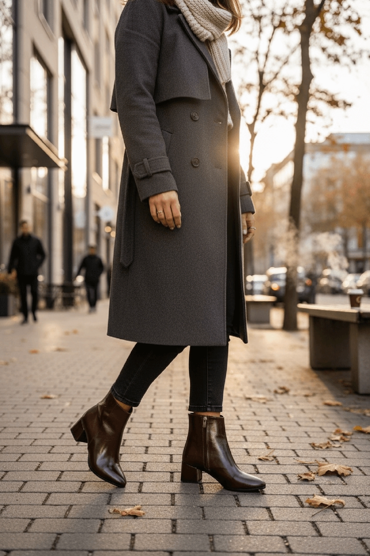 Fiamma Kahverengi Kırışık ( 5 Cm Topuklu ) Günlük Kullanım Kadın Botu - Görsel 3