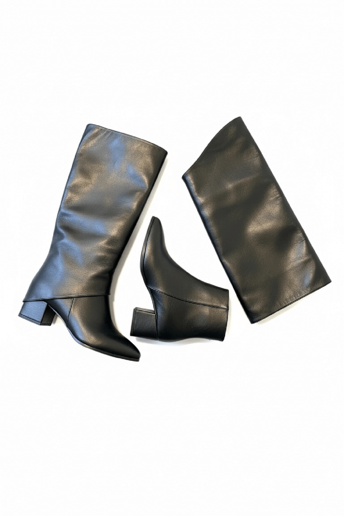 Lash Siyah Mat Tak-Çıkar Konçlu (5 cm Topuk Boyu ) Günlük Kullanım Bot Ve Çizme - Görsel 7