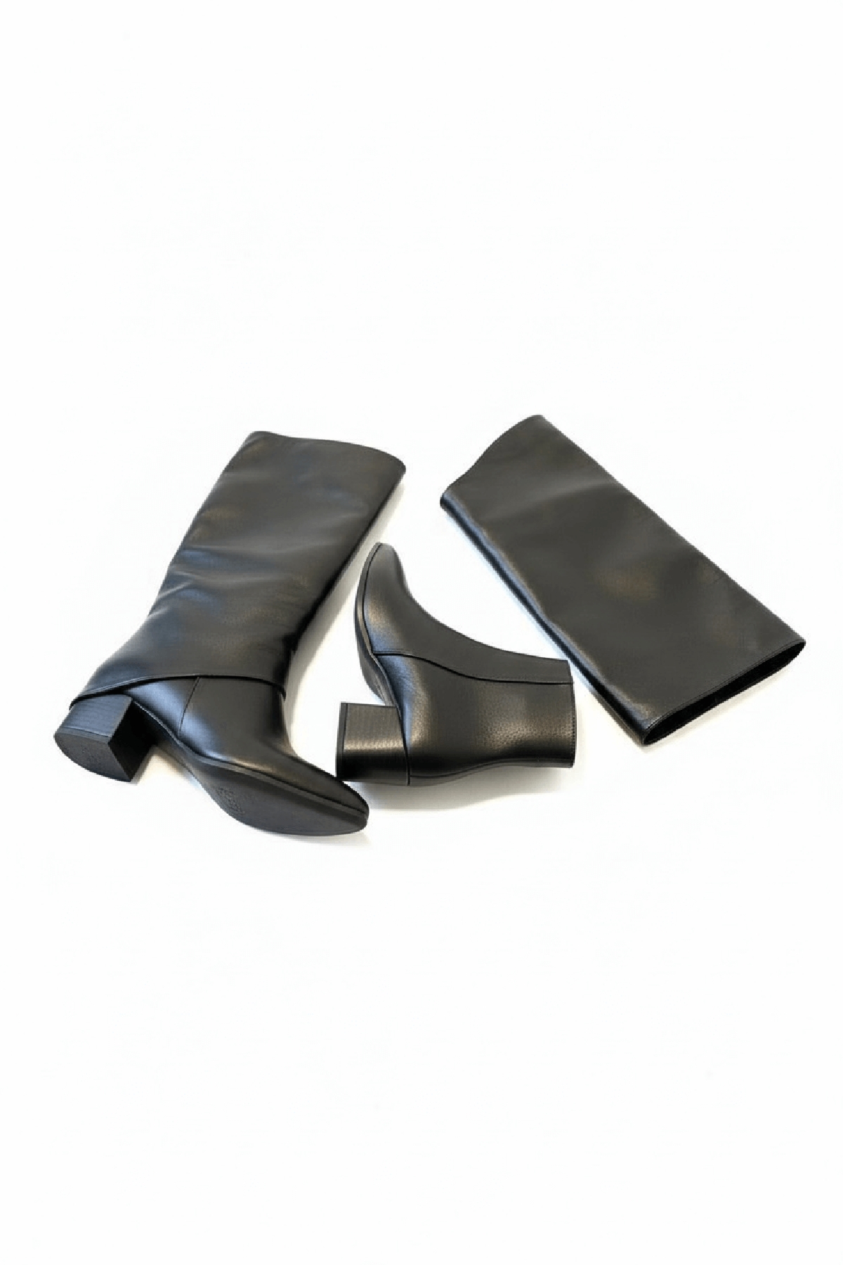 Lash Siyah Mat Tak-Çıkar Konçlu (5 cm Topuk Boyu ) Günlük Kullanım Bot Ve Çizme - Görsel 8