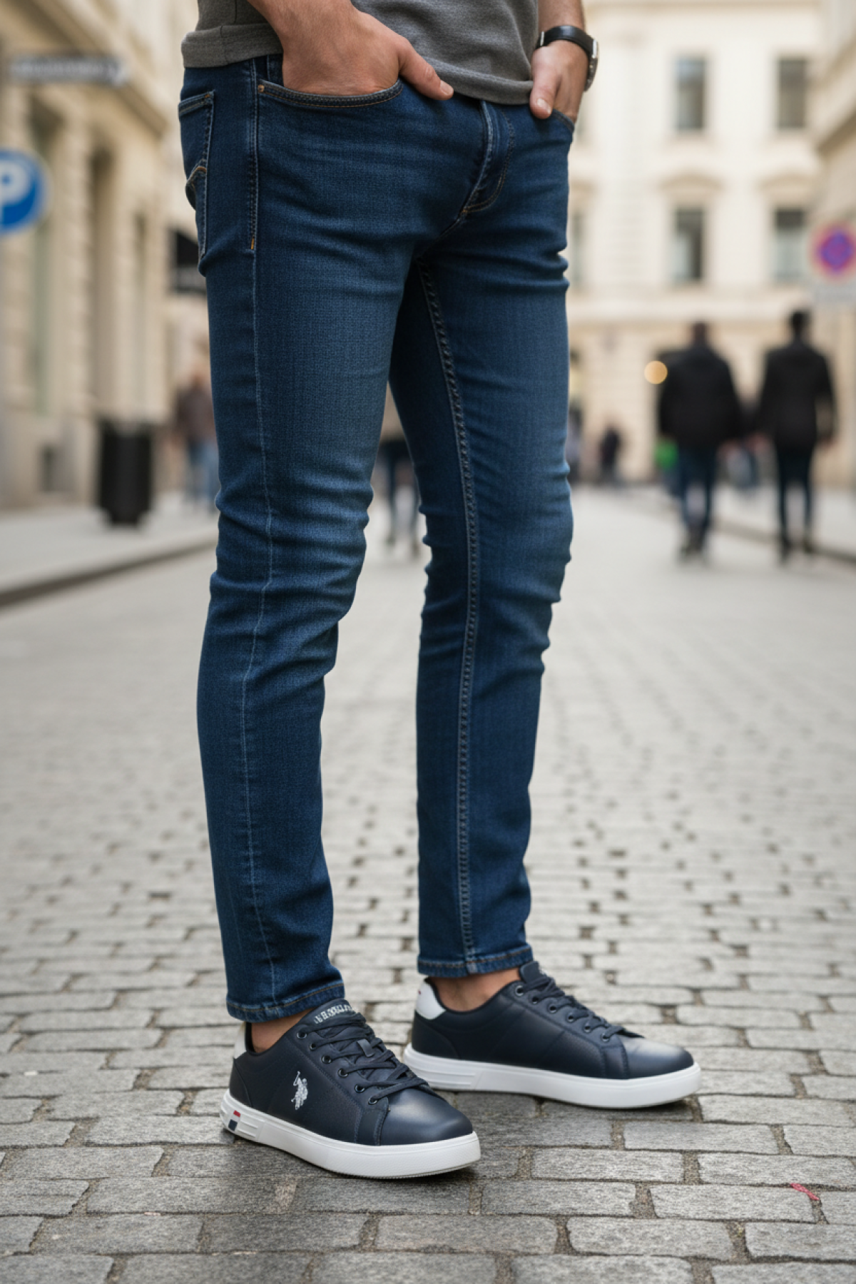 ANTHONY 5FX Lacivert Erkek Sneaker - Görsel 3