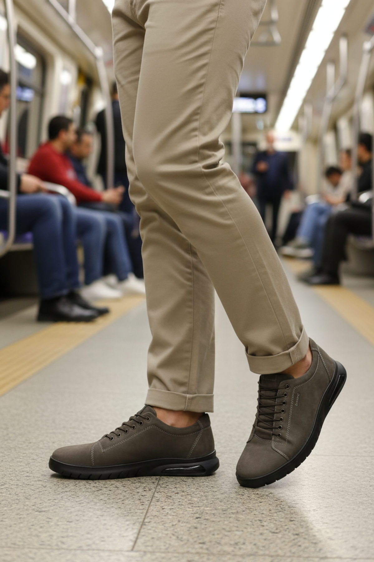 Polaris 5 Nokta 109009N.M 5PR Vizon Erkek Comfort Ayakkabı - Görsel 3