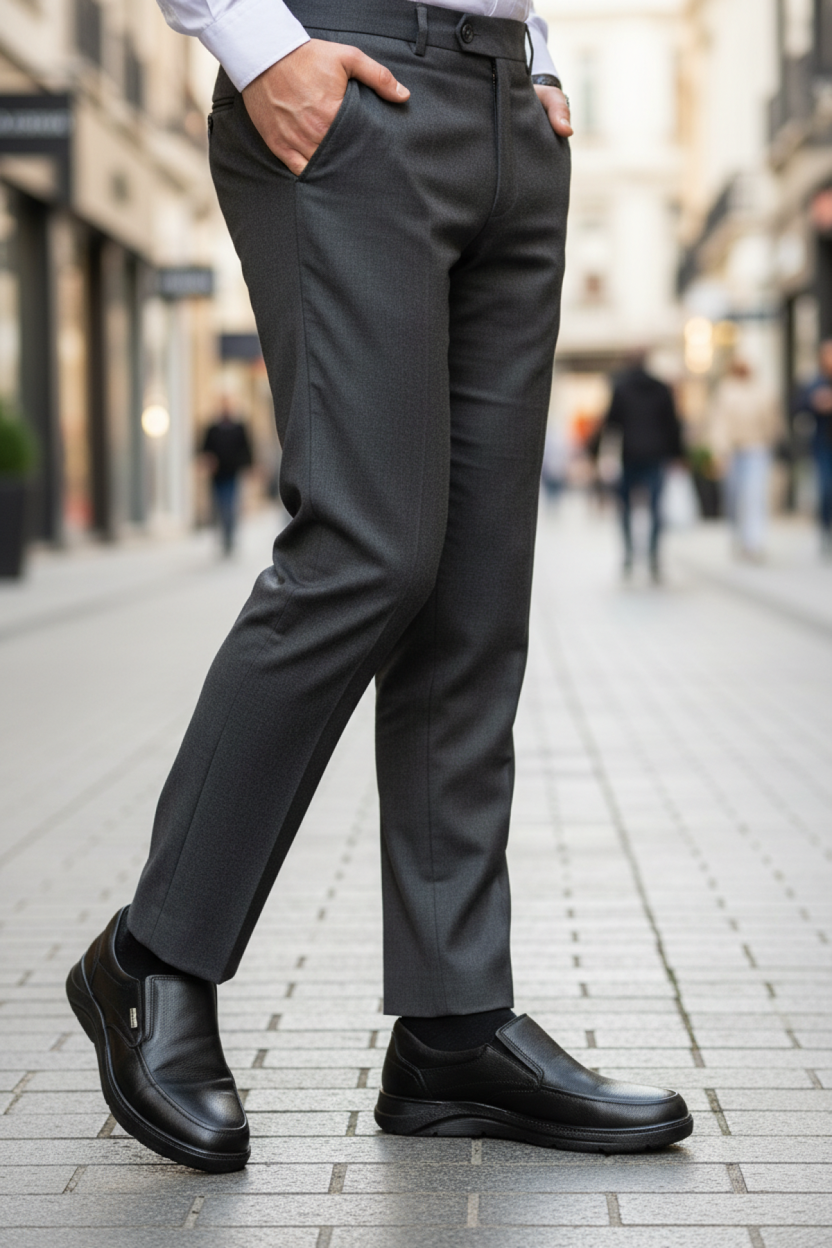 109026.M 5PR Siyah Erkek Rahat Ayakkabı - Görsel 3