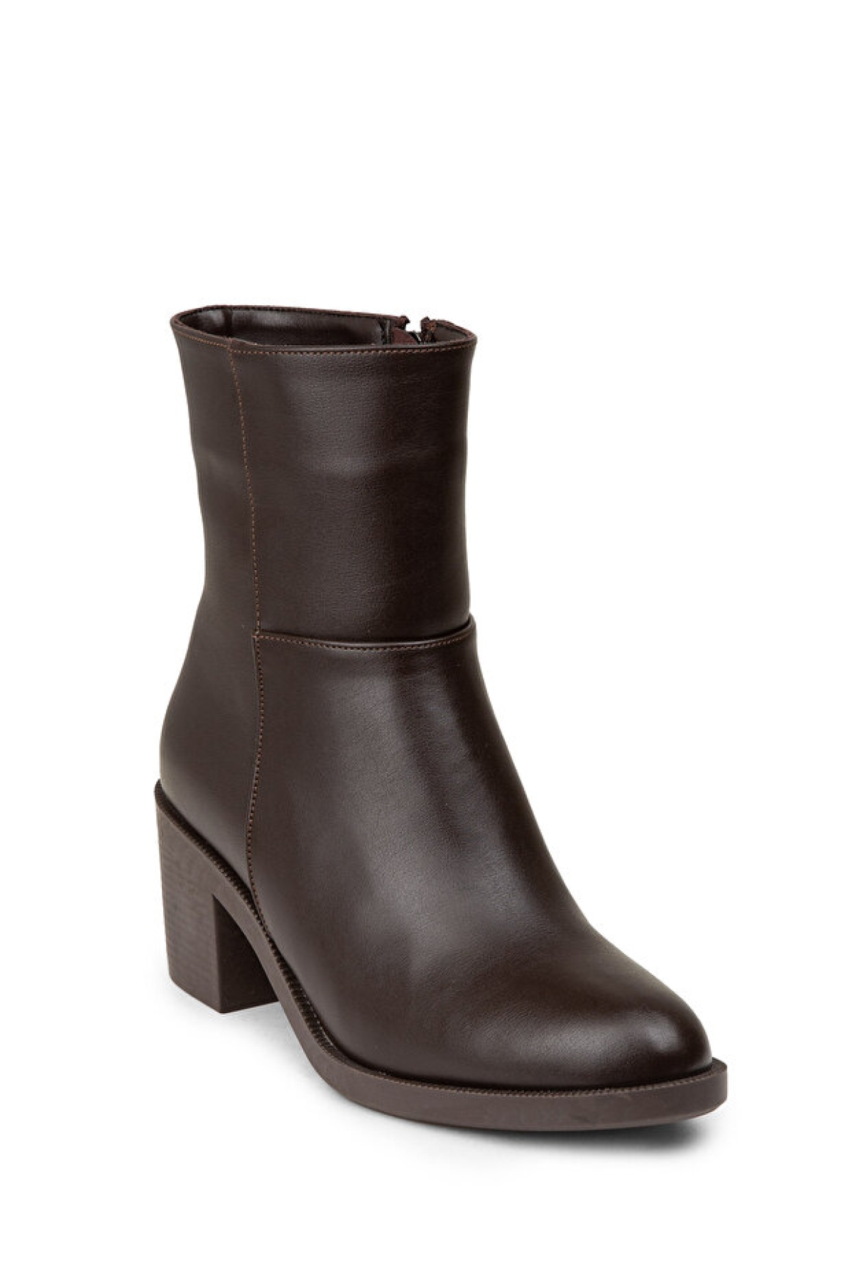 224572 Kalın Topuklu Fermualı Kadın Günlük Bot - Görsel 4