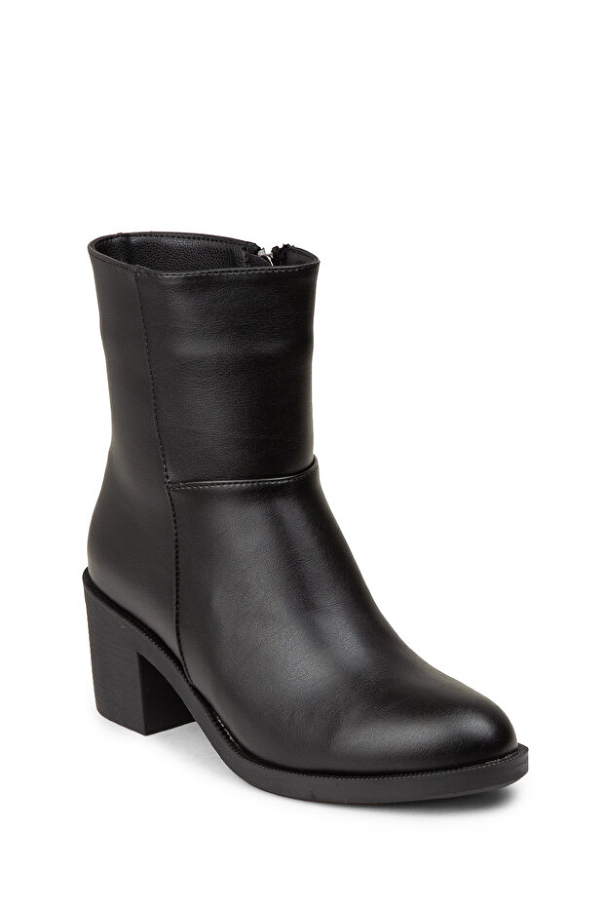 224572 Kalın Topuklu Fermualı Kadın Günlük Bot - Görsel 4