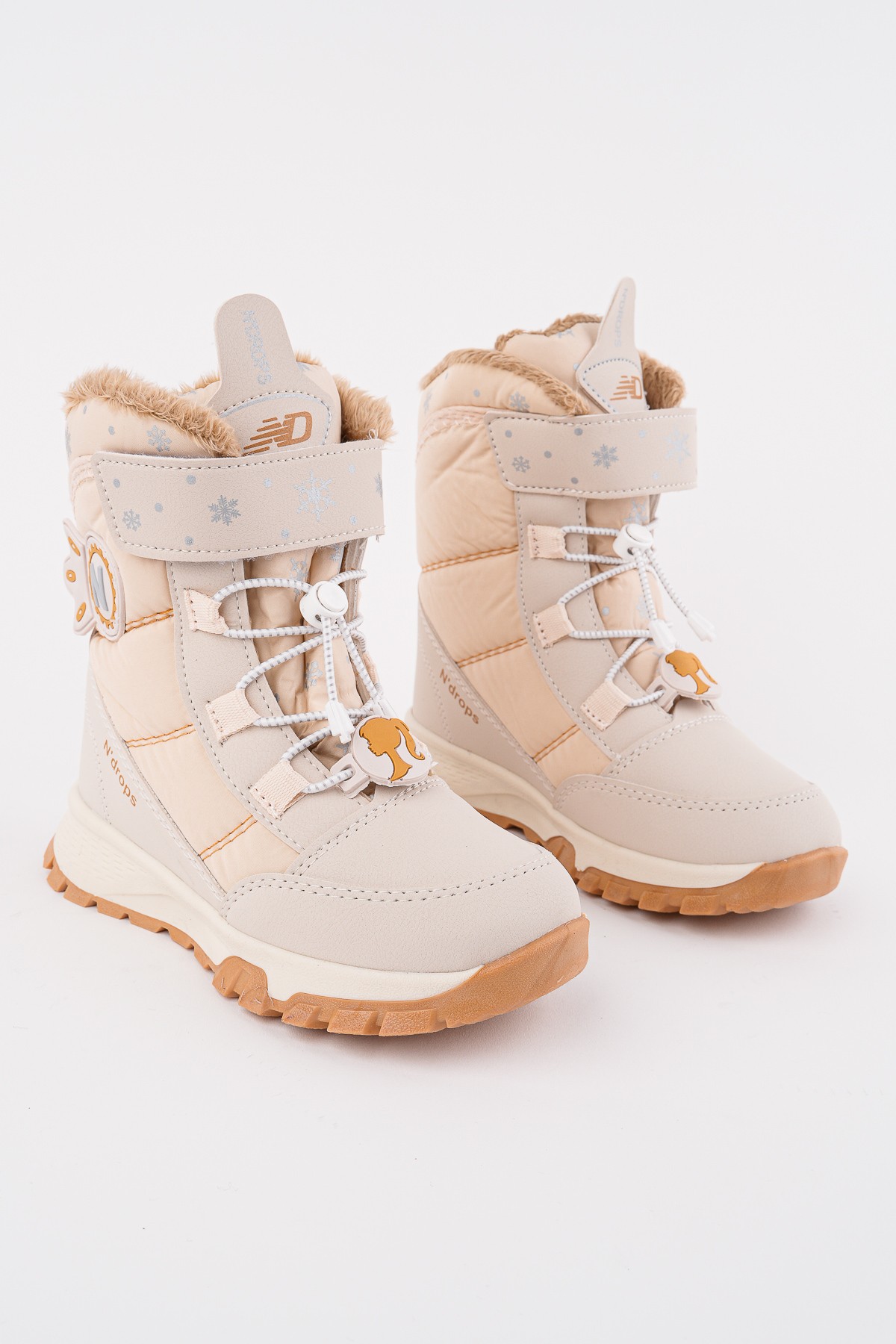 TWİNKLE İçi Kürklü Bağcıklı ve Cırtlı Kız Çocuk Bot - Görsel 2