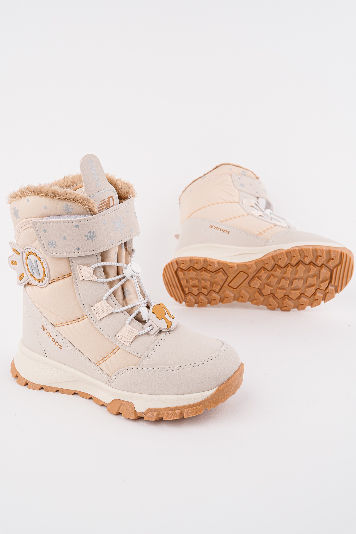 TWİNKLE İçi Kürklü Bağcıklı ve Cırtlı Kız Çocuk Bot - Görsel 3