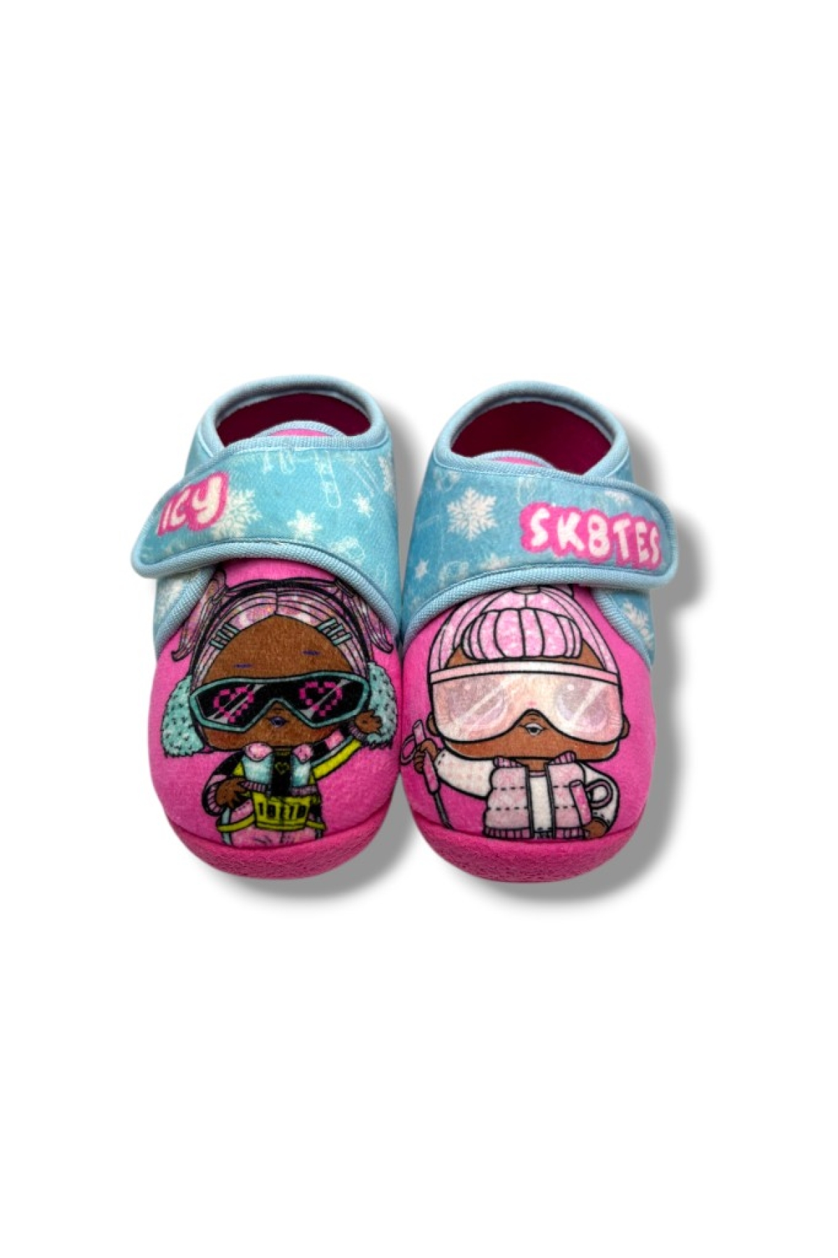 Akınal 1008-26 LoL Figürlü Cırtlı Kız Çocuk Ev Ayakkabı 26-32 - Görsel 4