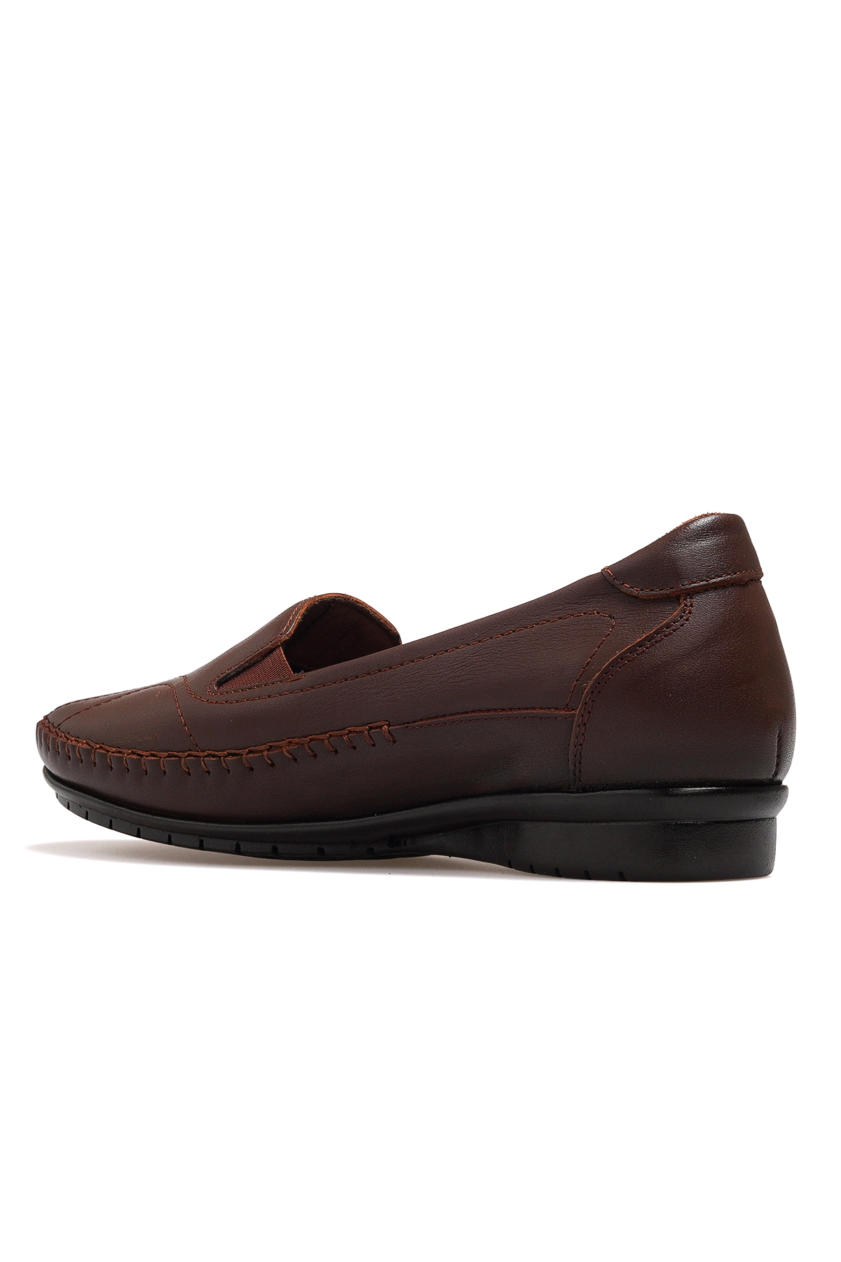 Lady-h Kadın Hakiki Deri Ortopedik Comfort Günlük Ayakkabı 25y 51302 Z Taba - Görsel 4