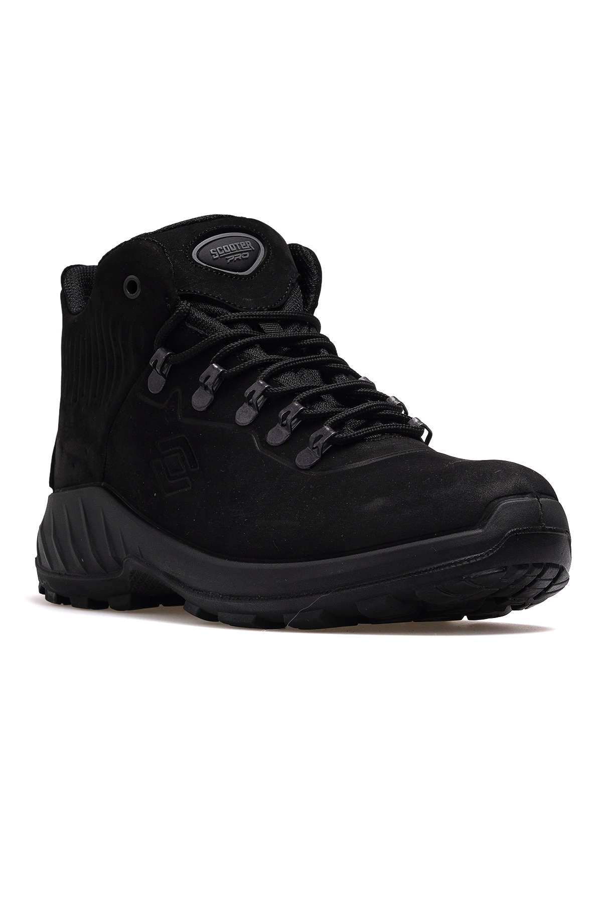 Erkek Deri Waterproff Oudoor Günlük Bot 24k M4100ns Siyah Nubuk - Görsel 5