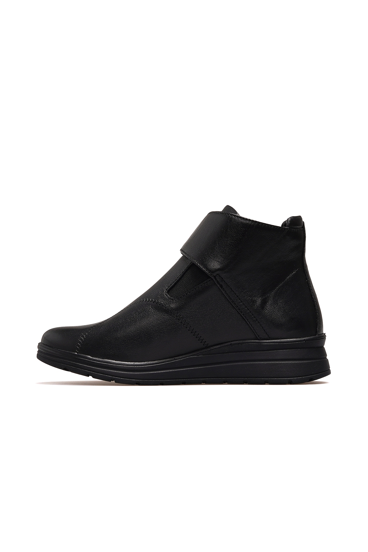 Peykan Kadın Deri Kemik Çıkıntısı Comfort Günlük Bot 25k 21352 Z Siyah - Görsel 3