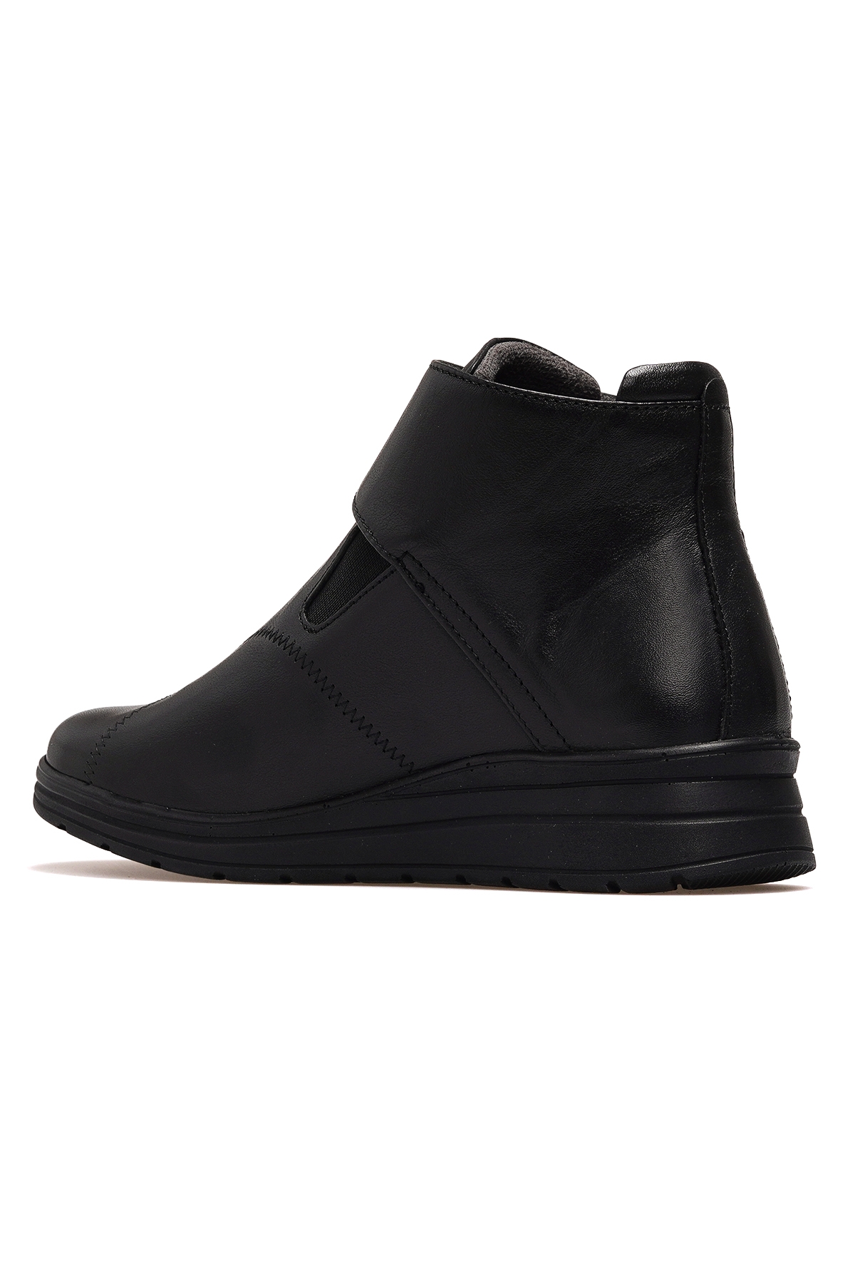 Peykan Kadın Deri Kemik Çıkıntısı Comfort Günlük Bot 25k 21352 Z Siyah - Görsel 4