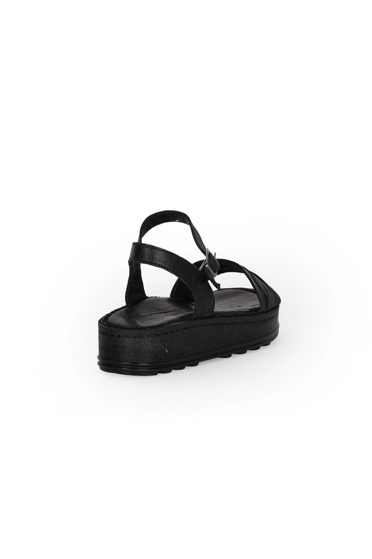 D25Ys-2590 Kadın Deri Sandalet - Görsel 6